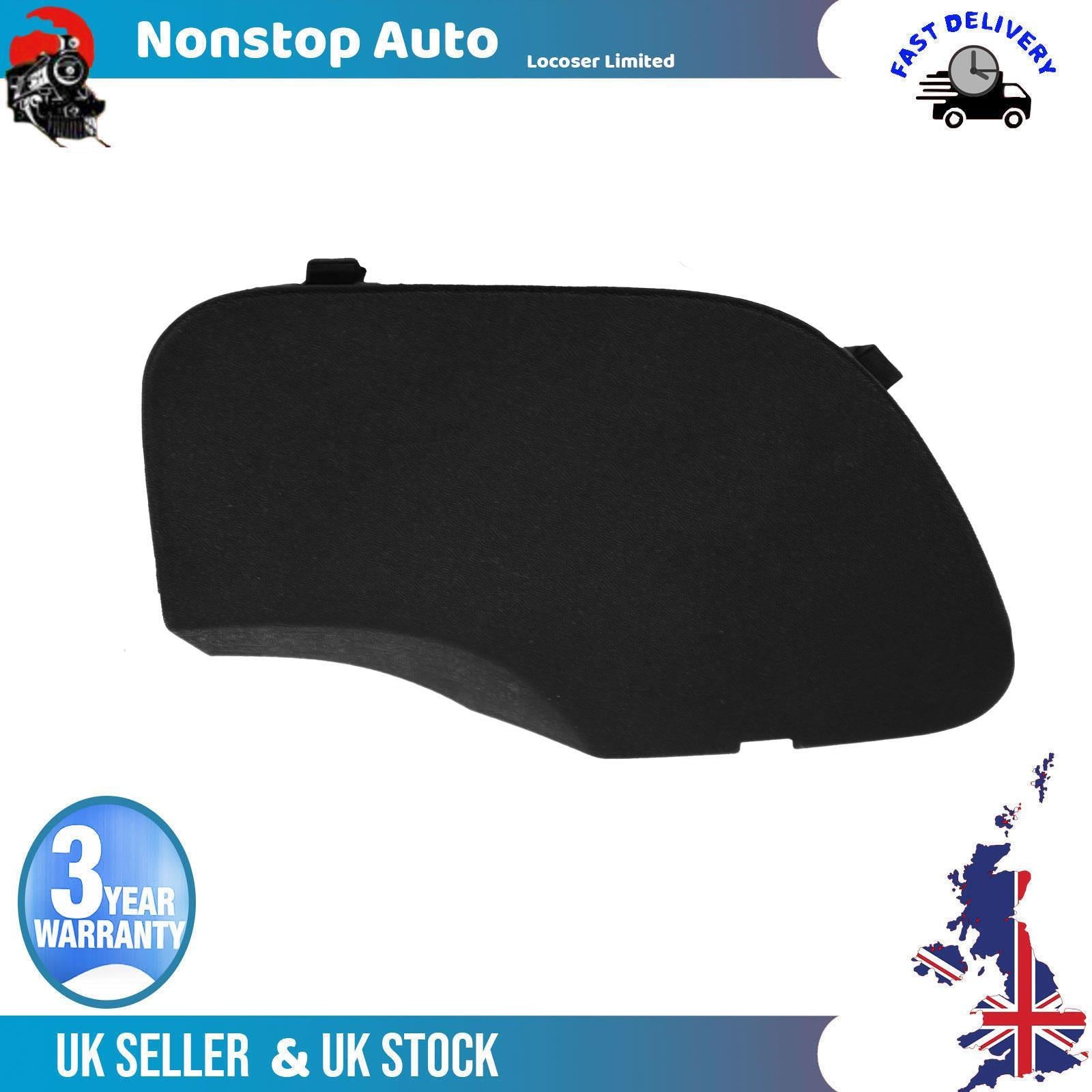 Rear Bumper Tow Bar Hook Cap Black For DACIA Duster II 2017 on 511656133R