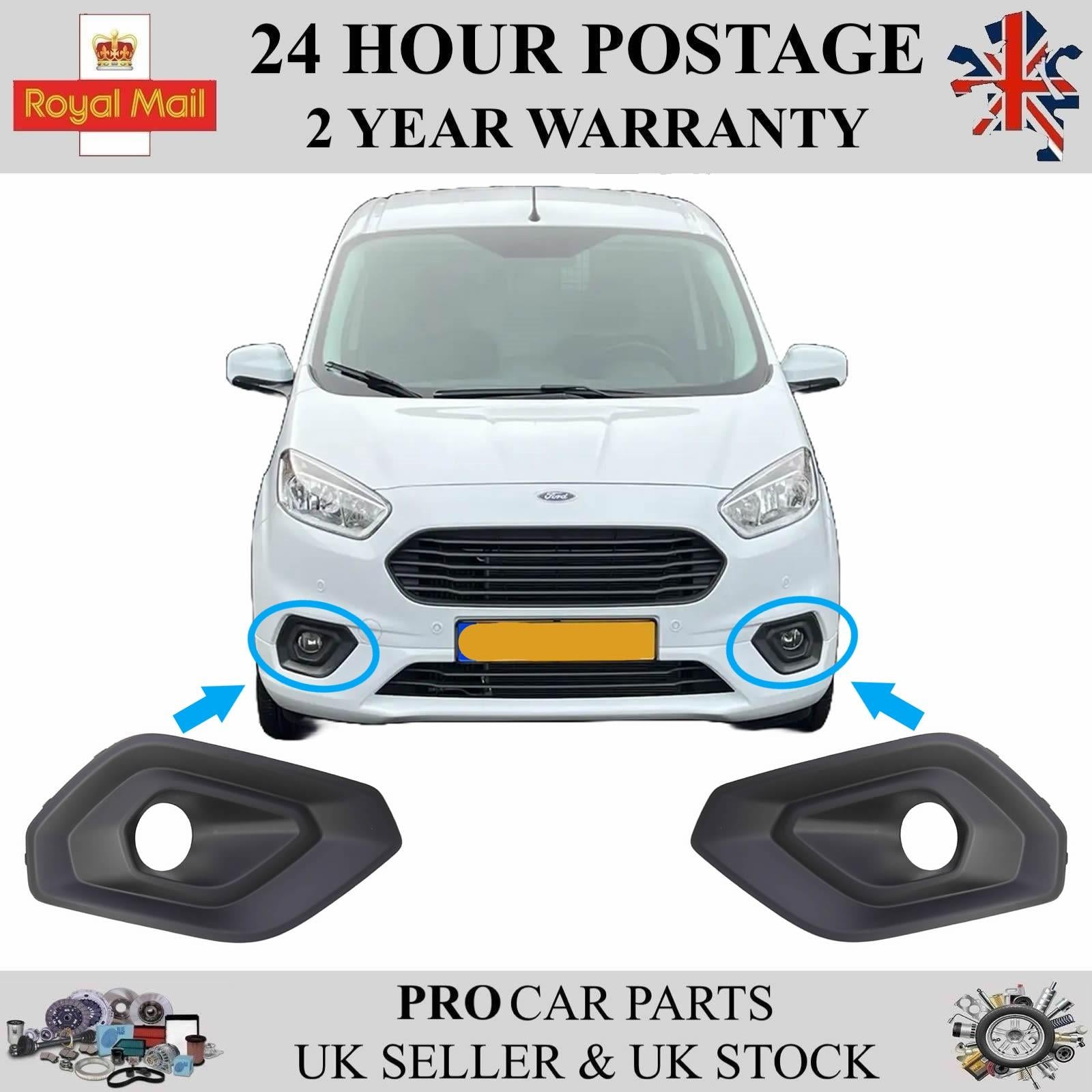 2X Fog Light Grill Front Left and Right For FORD Transit Courier B460 2014 on JT7619953BB JT7619952BB