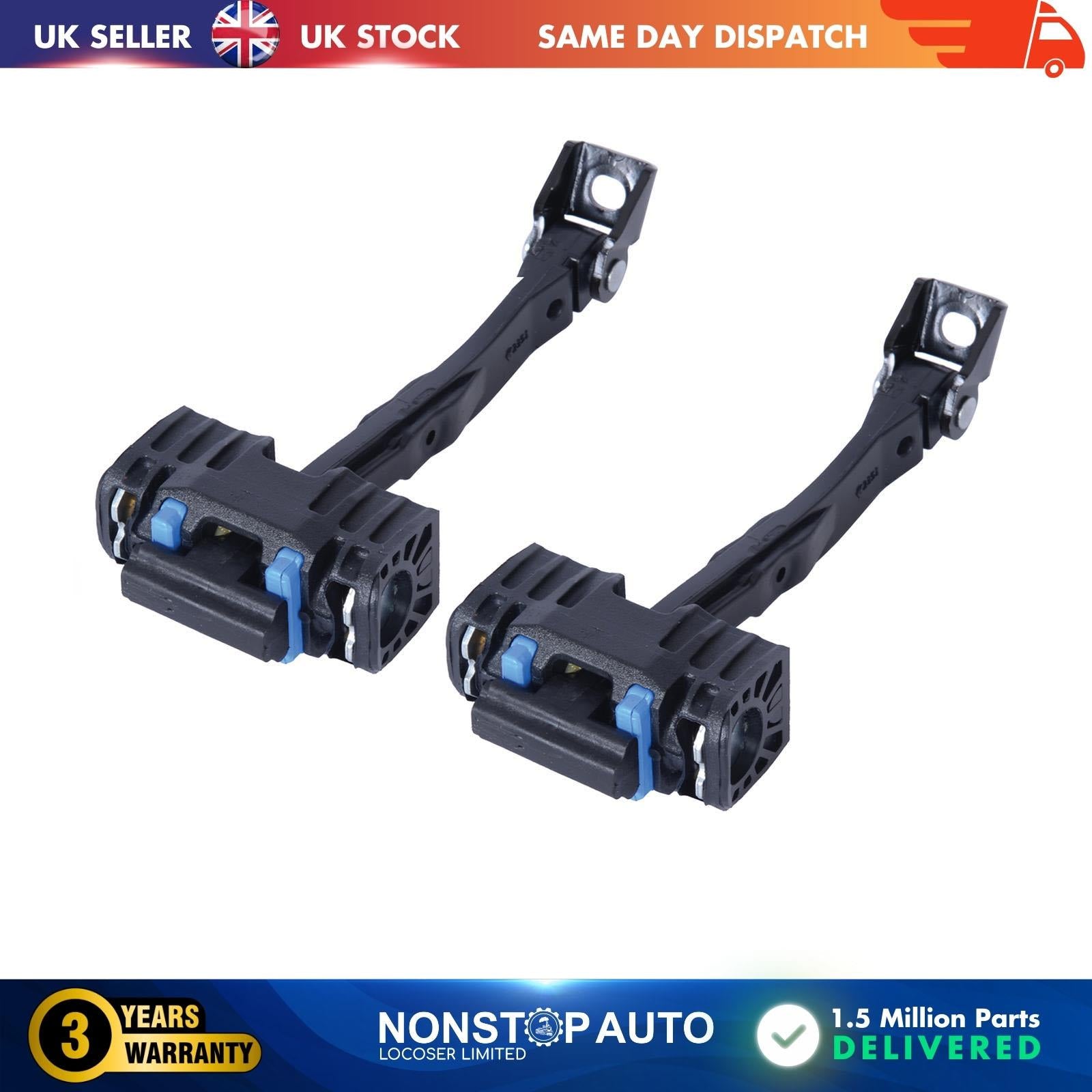2 X Front Door Hinge Stop Check Strap Limitery Right and Left Side Fits VW Golf Mk7  5G0837249D