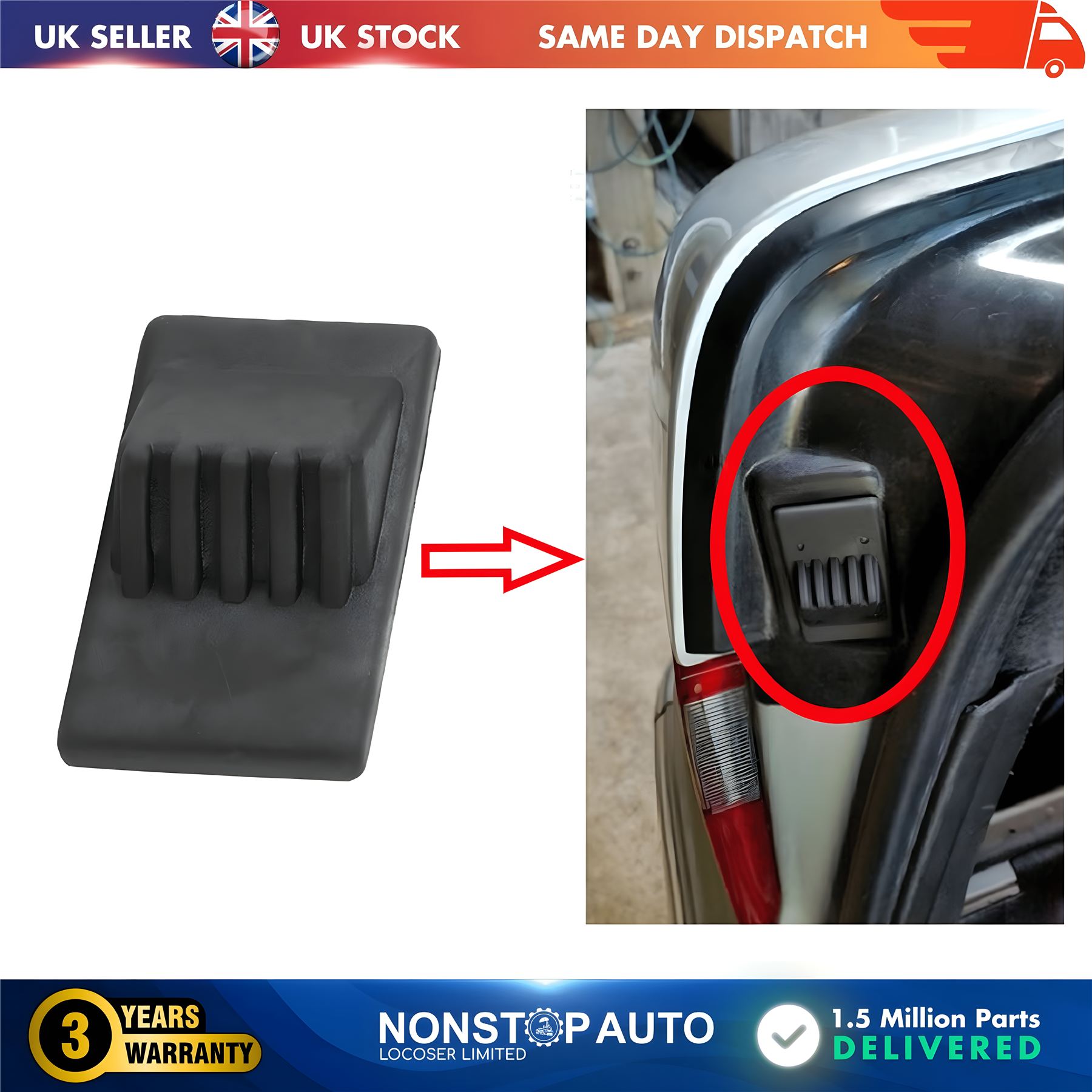 Boot Lid Trunk Rubber Bump Stop Buffer For MERCEDES W210 C208 CLK 2107500326