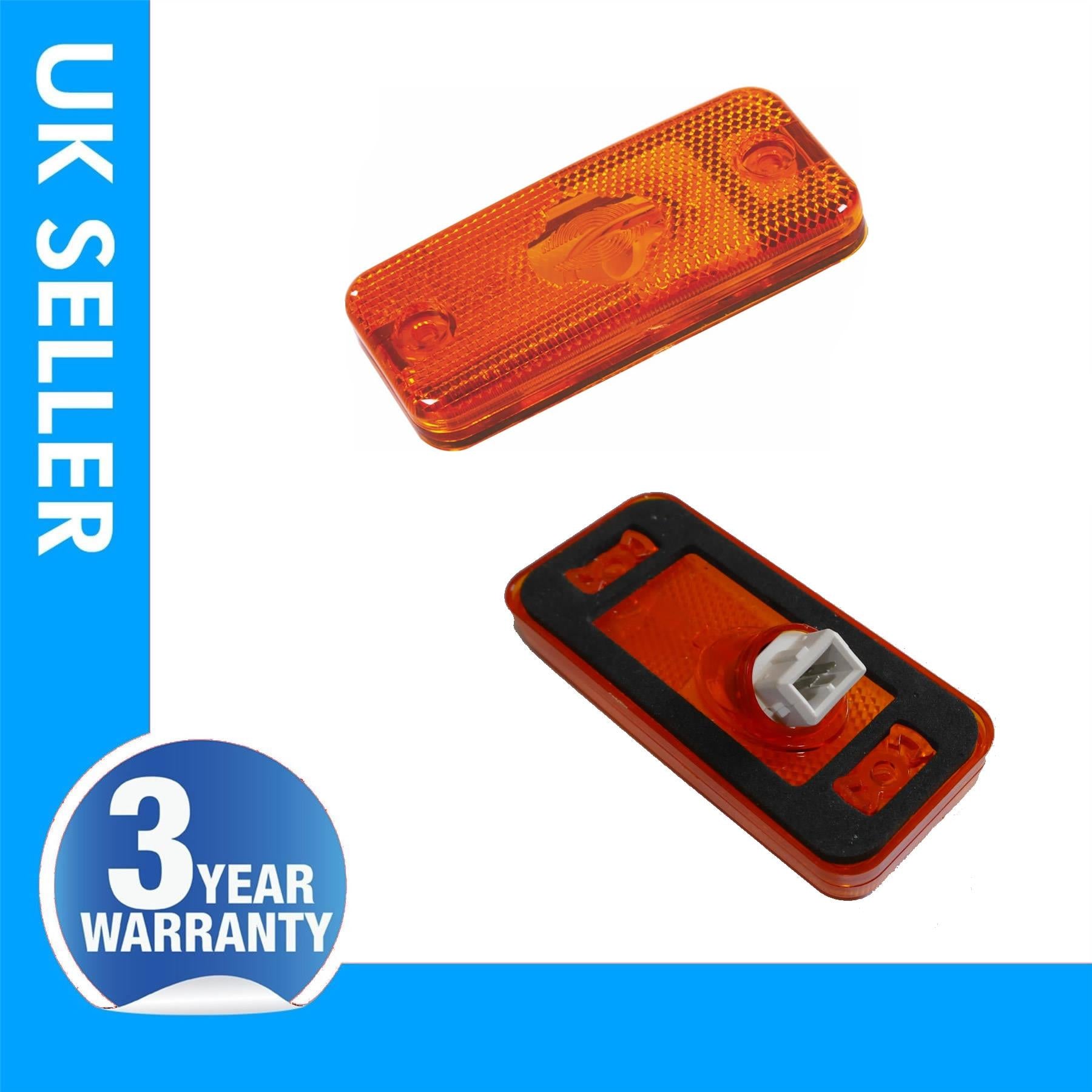 for FIAT Ducato 2006-2016 Side Indicator Marker Lens Light + socket 6303.A1