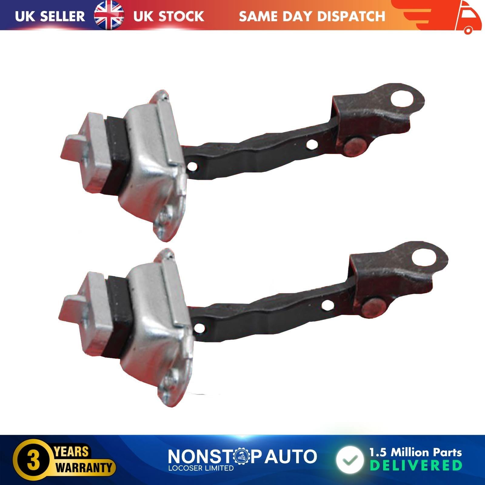 2 X Front Door Hinge Stop Check Strap Limitery Right and Left Side Fits SKODA Fabia Mk1 6Y0837249F