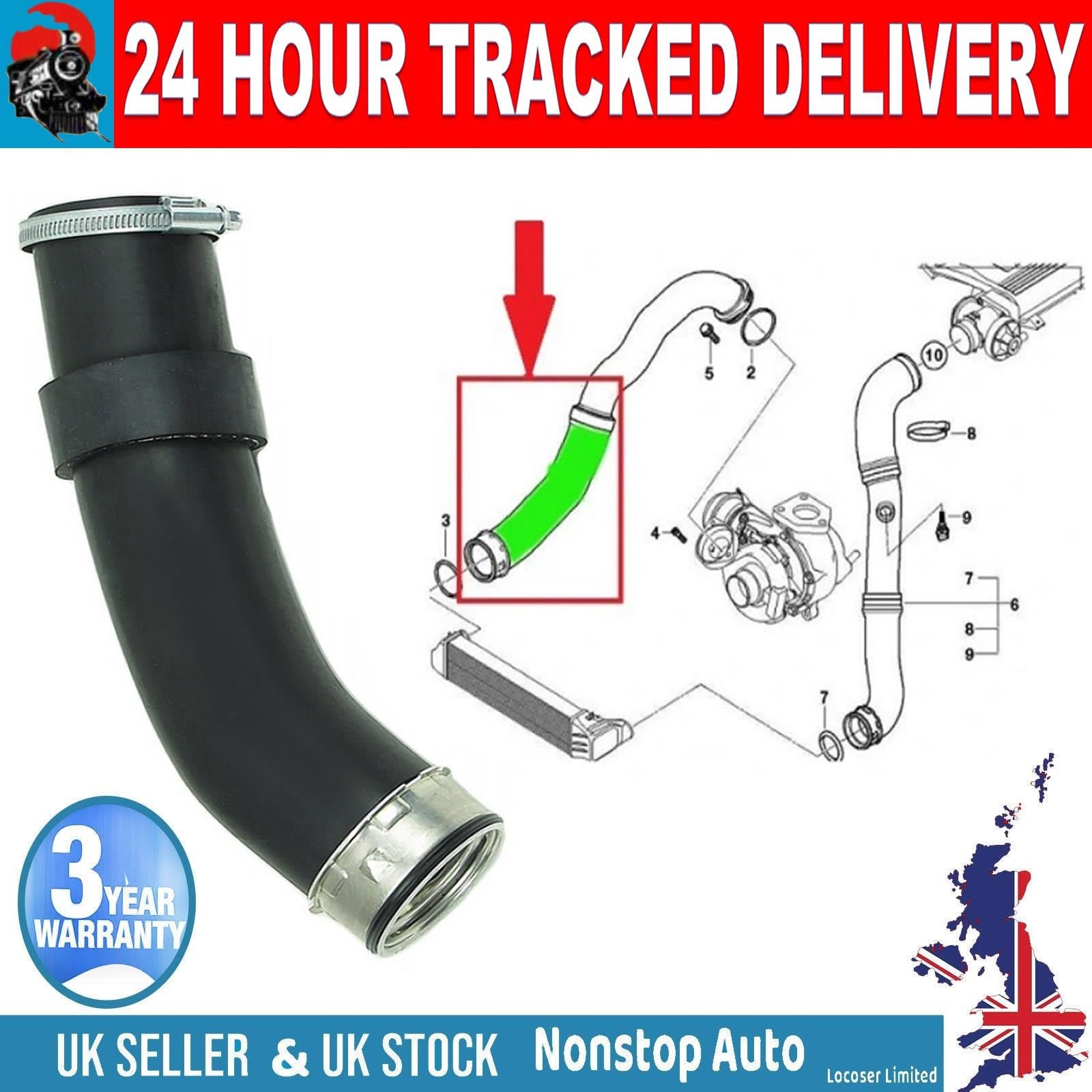 TURBO INTERCOOLER  HOSE PIPE FOR BMW  E46 318D 320D  11617786865