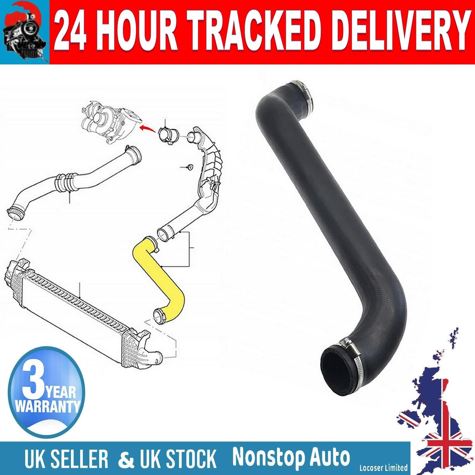 TURBO INTERCOOLER  HOSE PIPE FOR FORD Mondeo IV S-Max Galaxy II 6G916K683AG