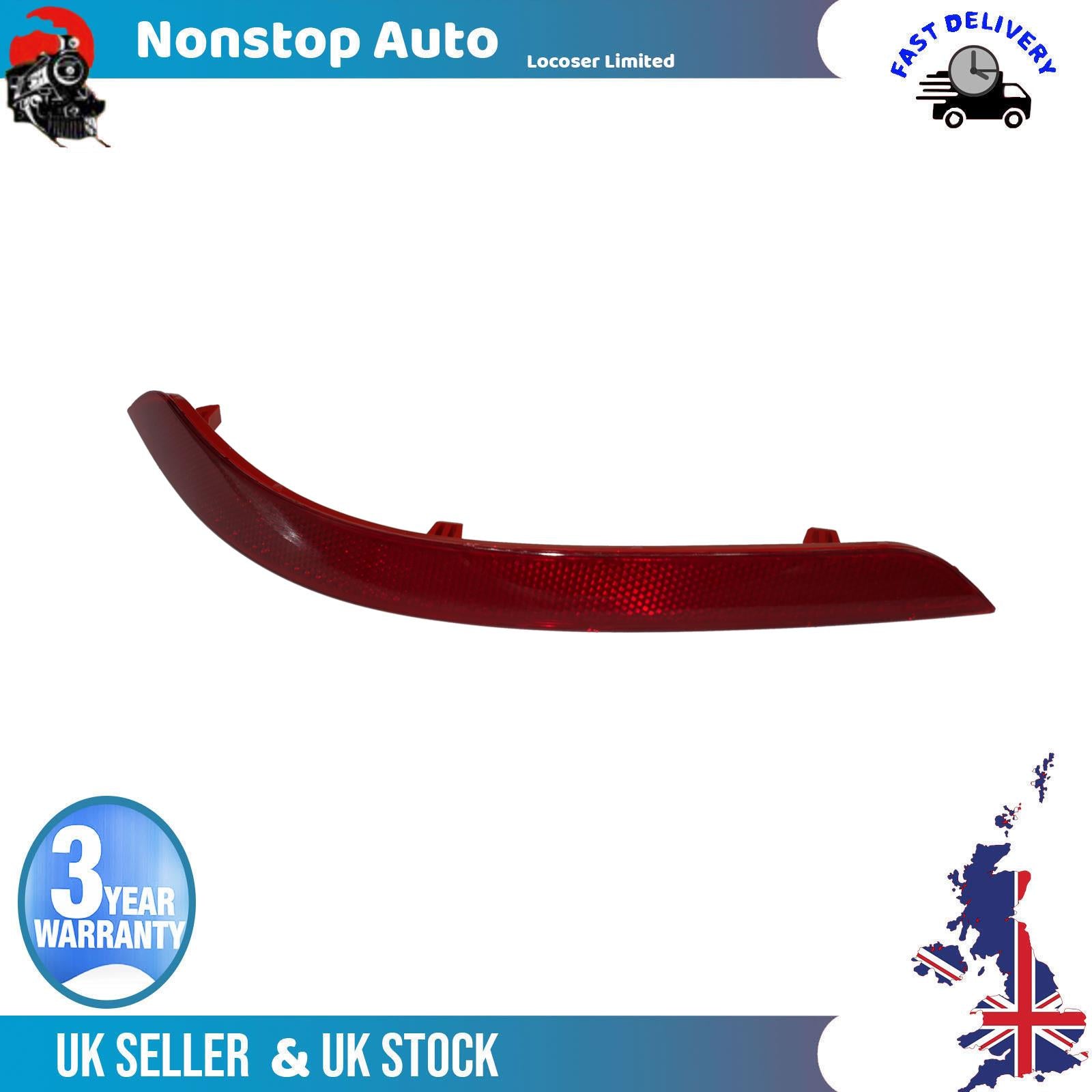 Rear bumper reflector Right side Fits VW Caddy MK4 2K5945106D
