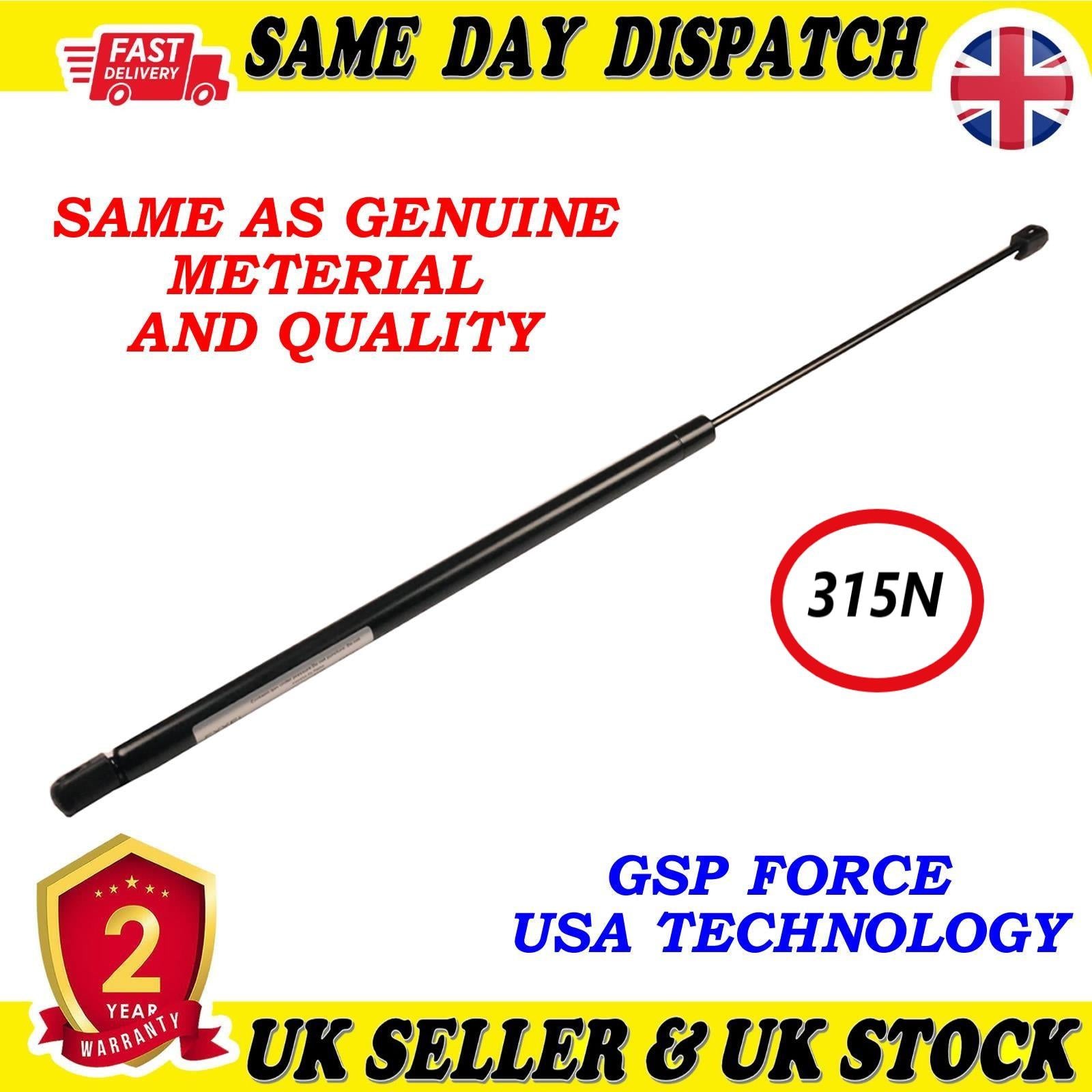 TAILGATE BOOT GAS STRUTS 315 Newton  FOR SKODA SUPERB 3T0823359