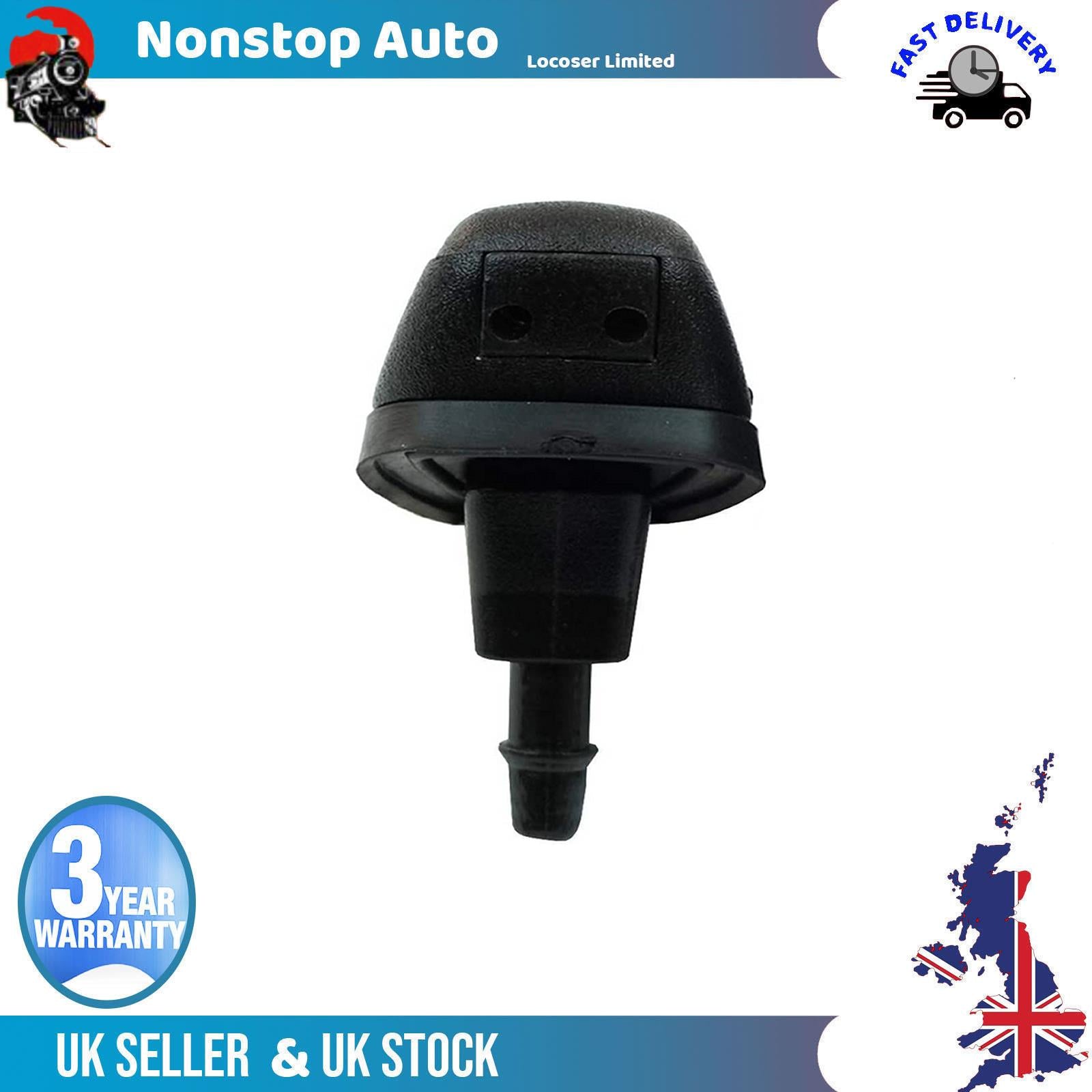 Rear Windscreen Washer Nozzle Sprayer Jet For PEUGEOT Bipper 60666173