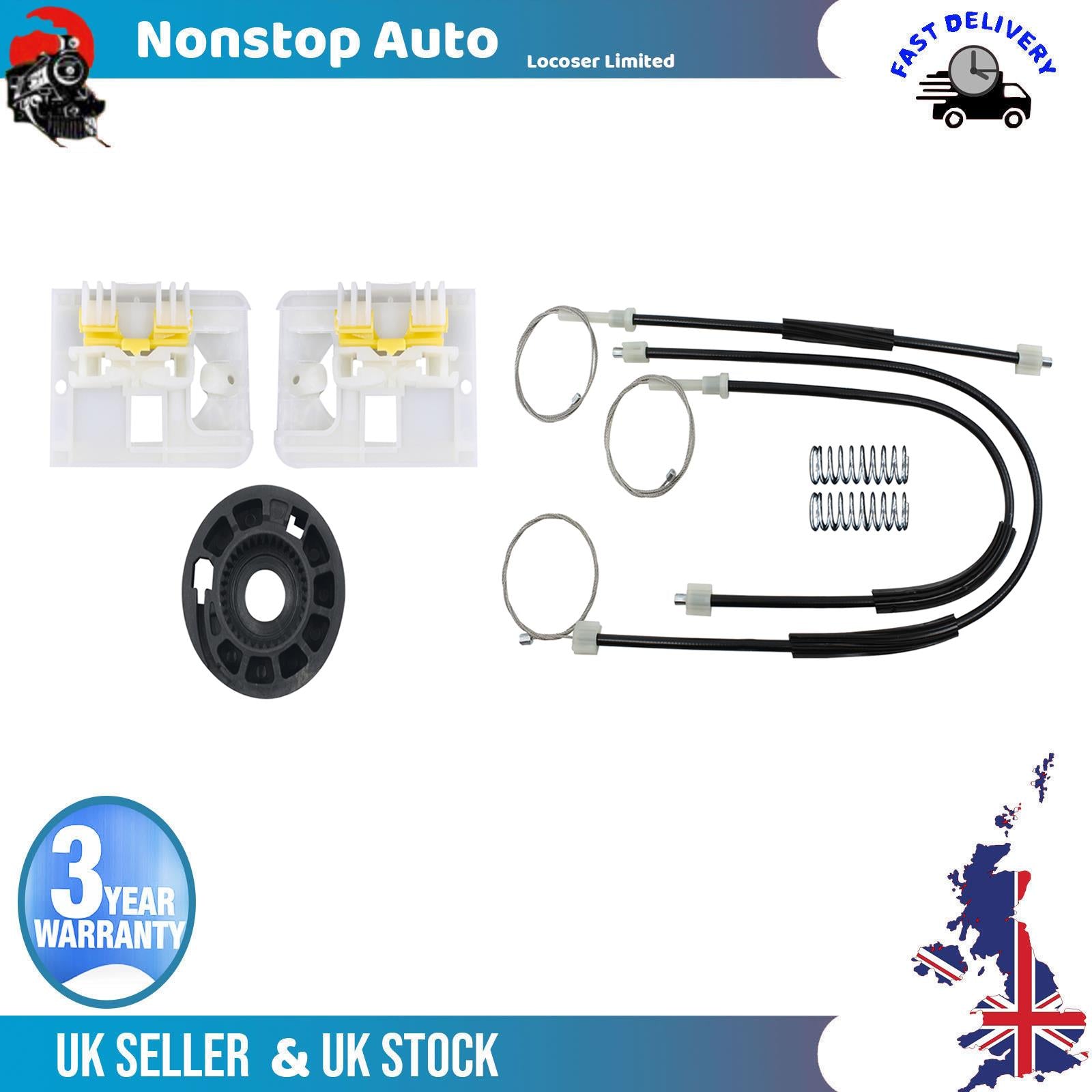 Window Regulator Repair Kit Front Left or Right Side Fits FORD  Ranger  1452778