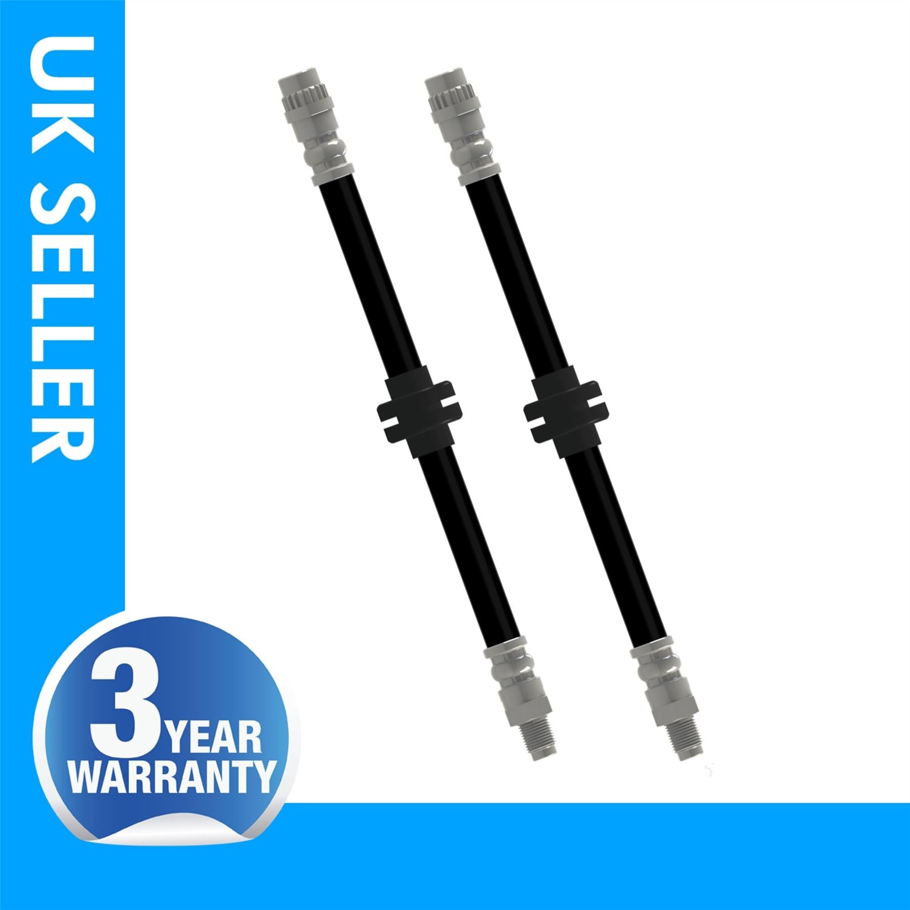 2X Front brake hose Pipe For RENAULT Fluence Megane III 462100025R