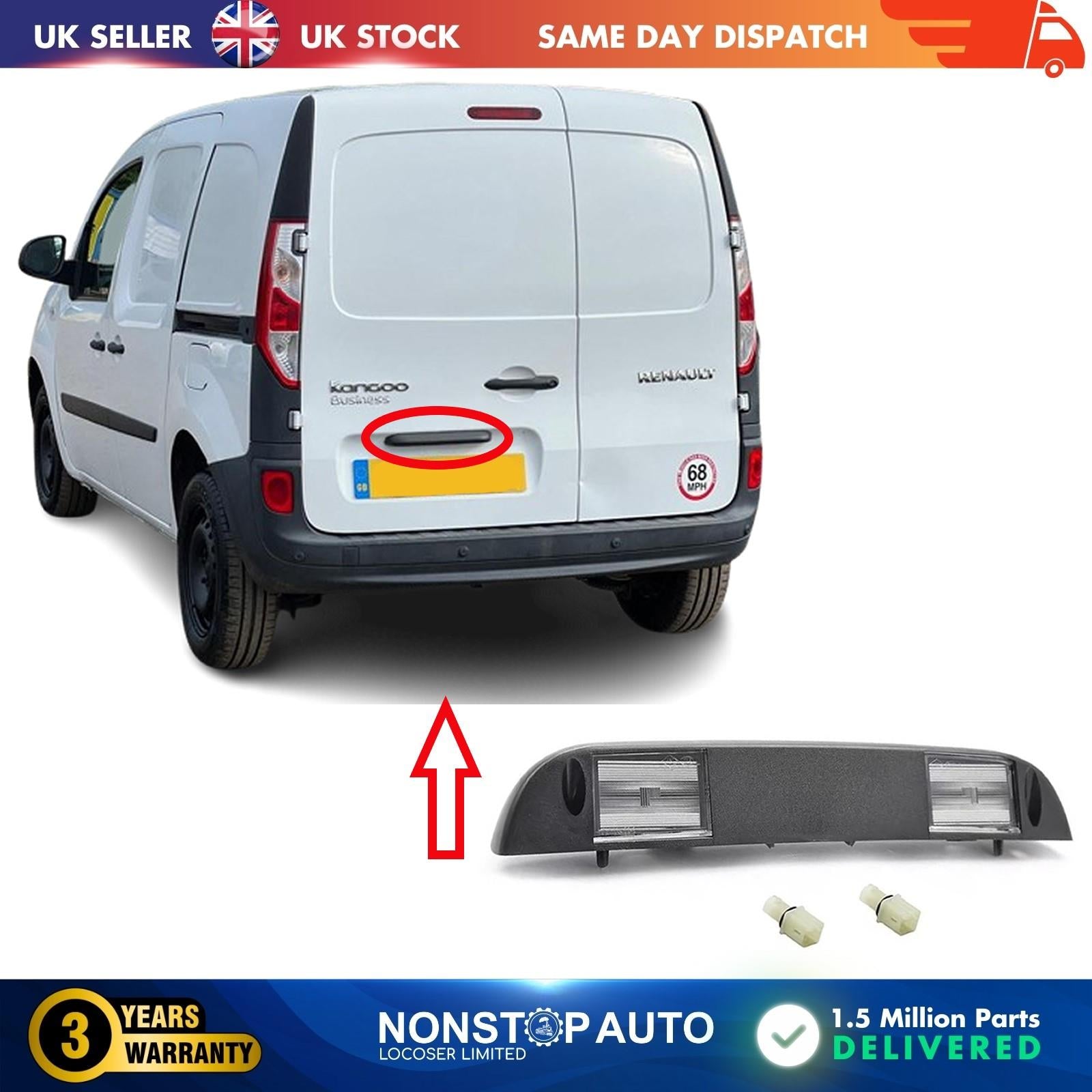 Rear Plate Lamp Light For RENAULT Kangoo II 2008-2021 265103161R
