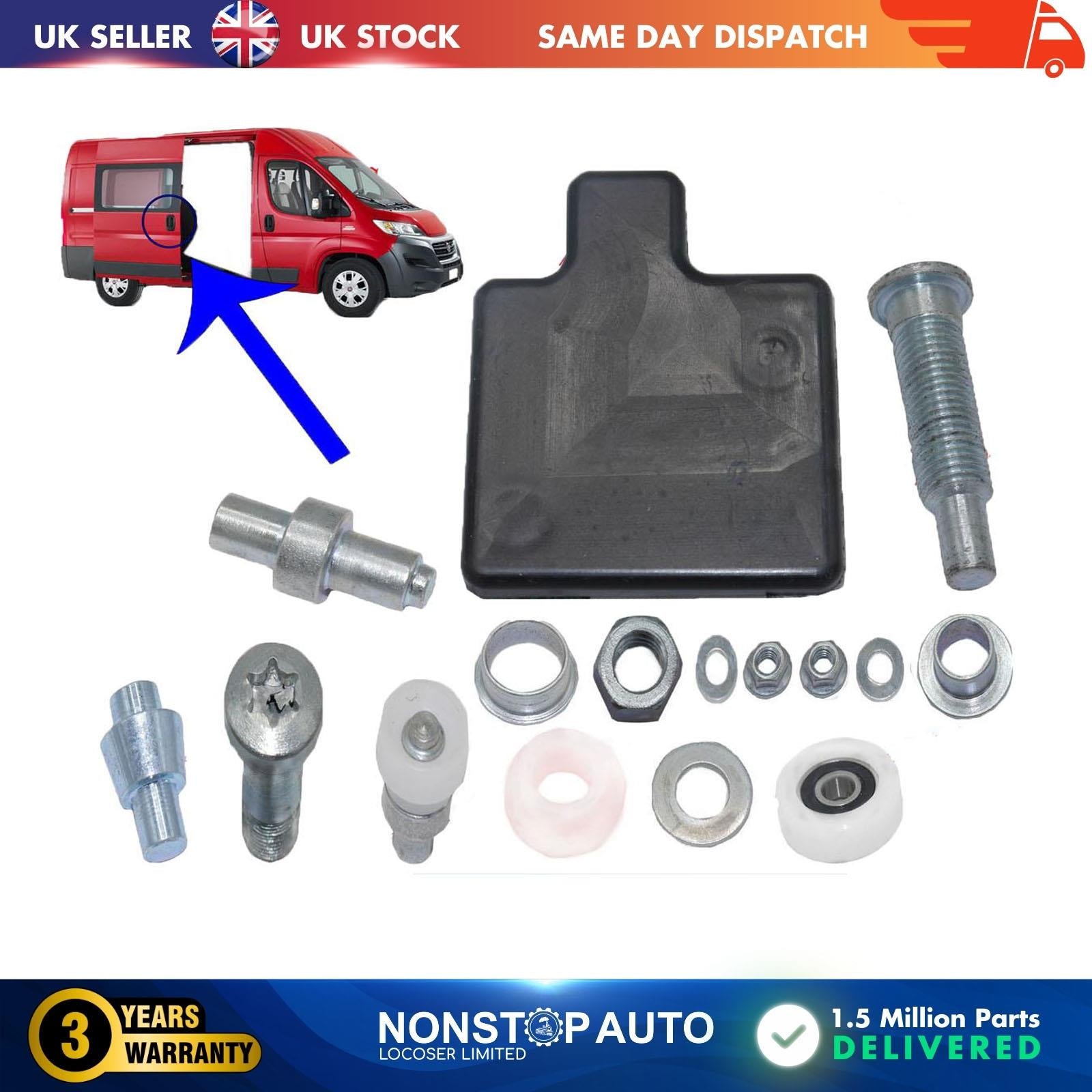 Sliding Door Roller Guide Kit Middle Right Side Fits FIAT Ducato