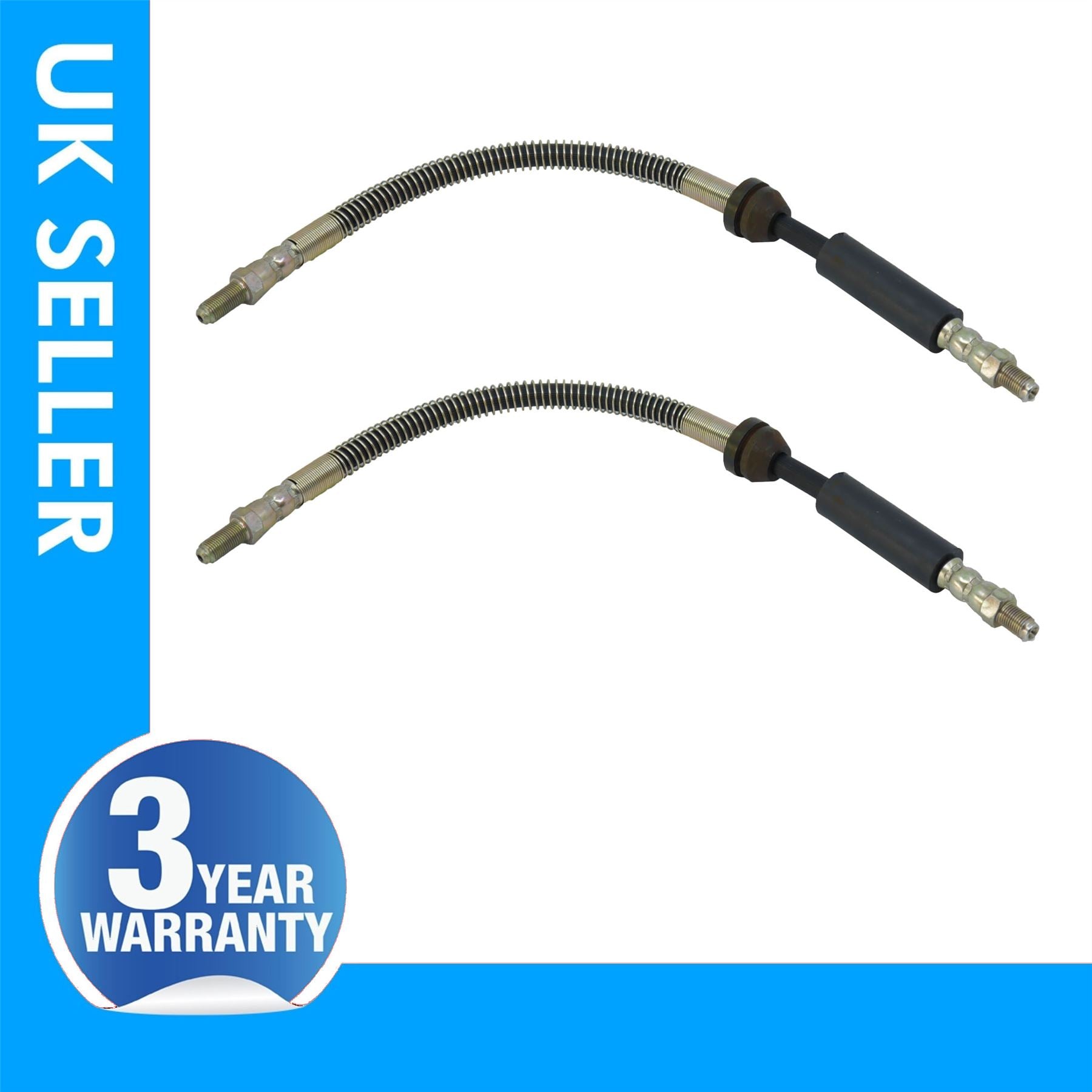 2X Front Brake Hose Pipe  For FORD Fiesta Mk3  Tourneo Courier 89FB2078AH