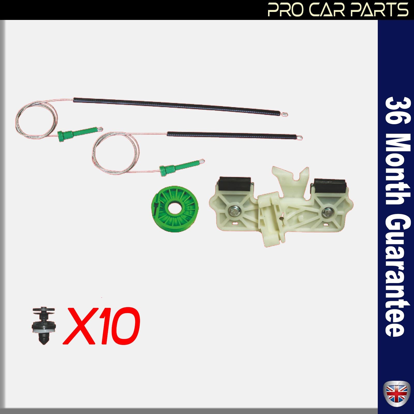 FORD FIESTA WINDOW REGULATOR REPAIR KIT FRONT RIGHT  HAND SIDE