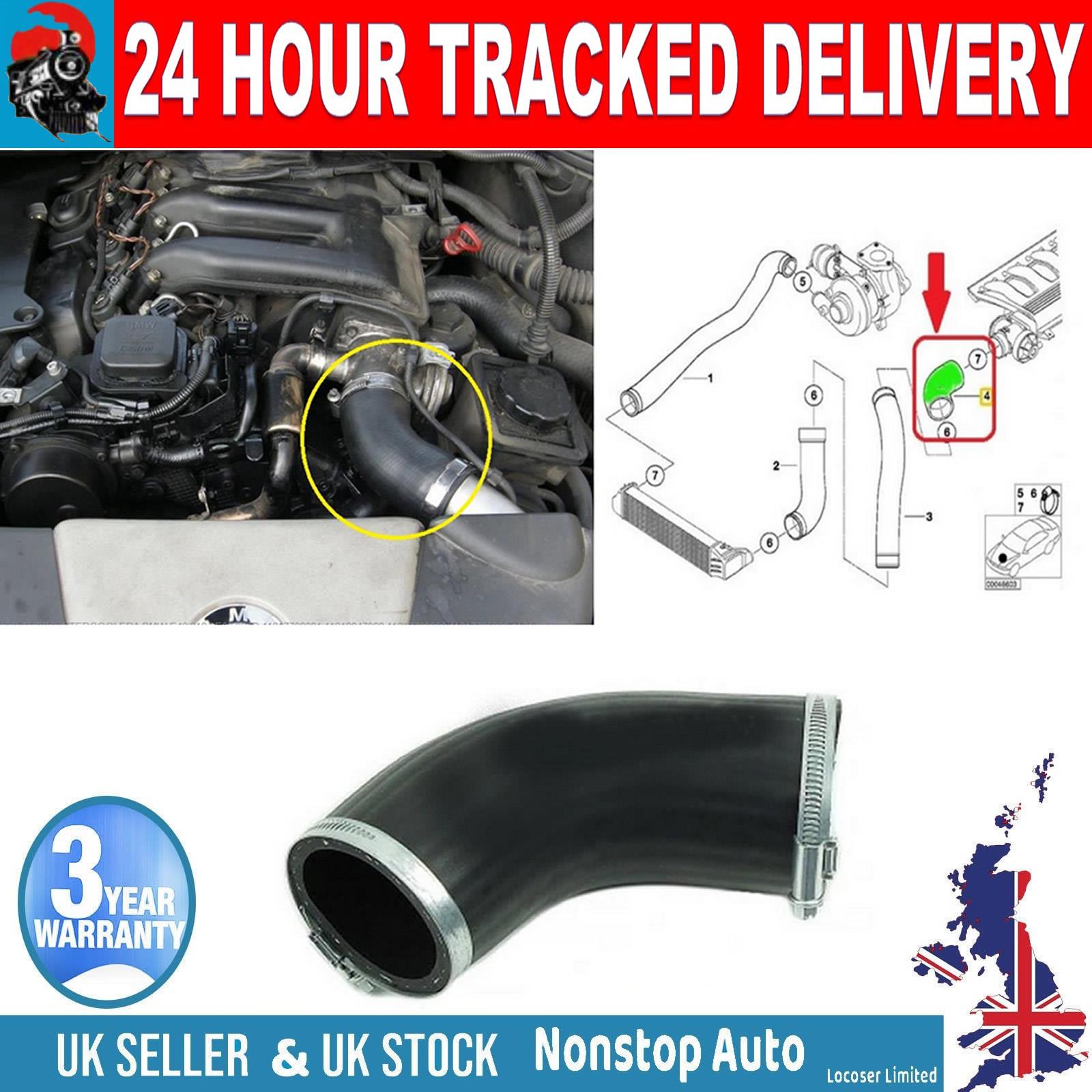 TURBO INTERCOOLER HOSE PIPE FOR BMW 3 (E46) 318 d 320 d/ 3 Compact (E46) 320 td /3 Touring (E46) 318 320 d / 5 (E39) 520 d  11617799393