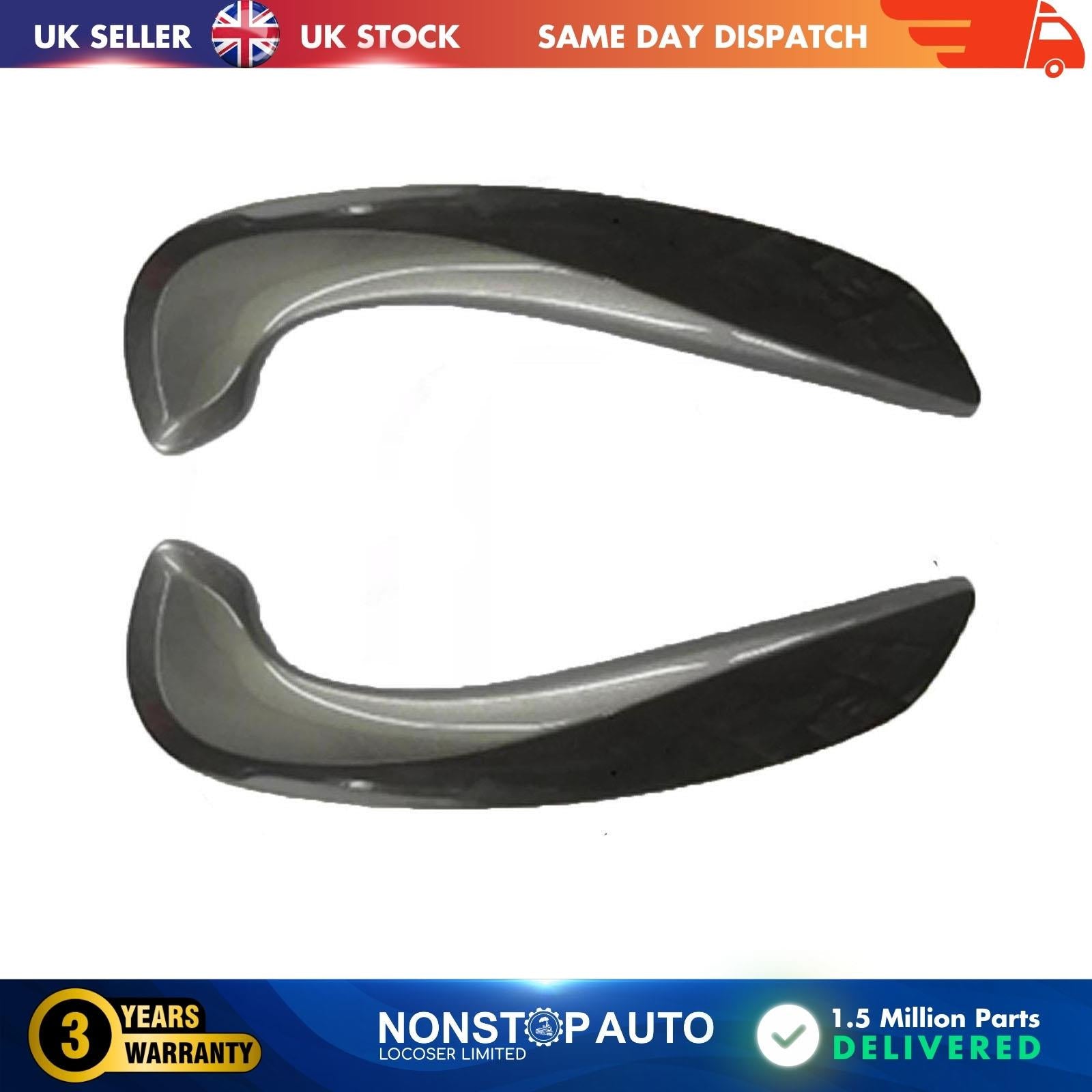 SMOKED Door armrest Handle COMPLETE Front L+R for RENAULT Megane 3 - 809540287R