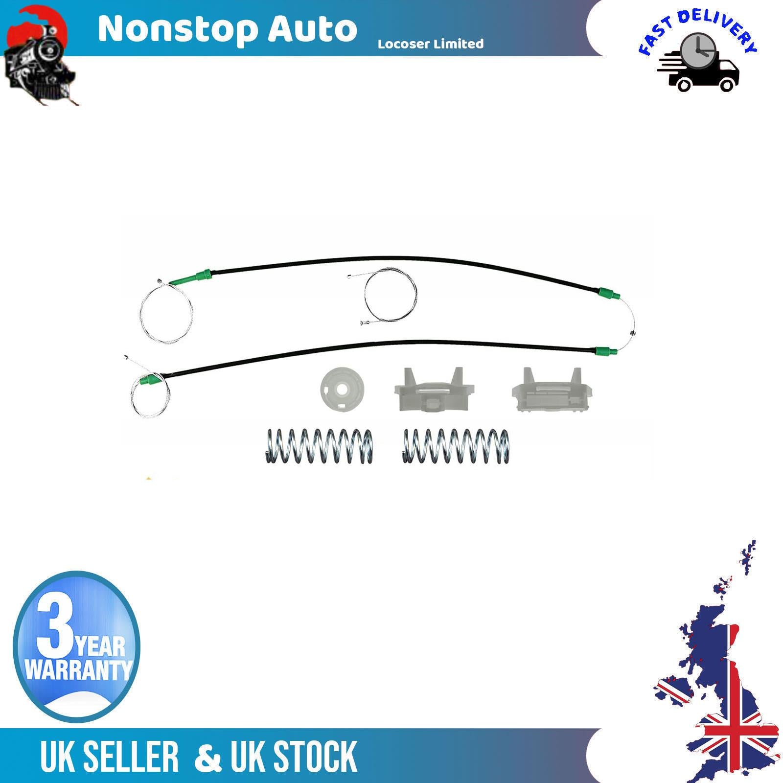 Fits FORD Focus I Window Regulator Repair Kit Front Left Side