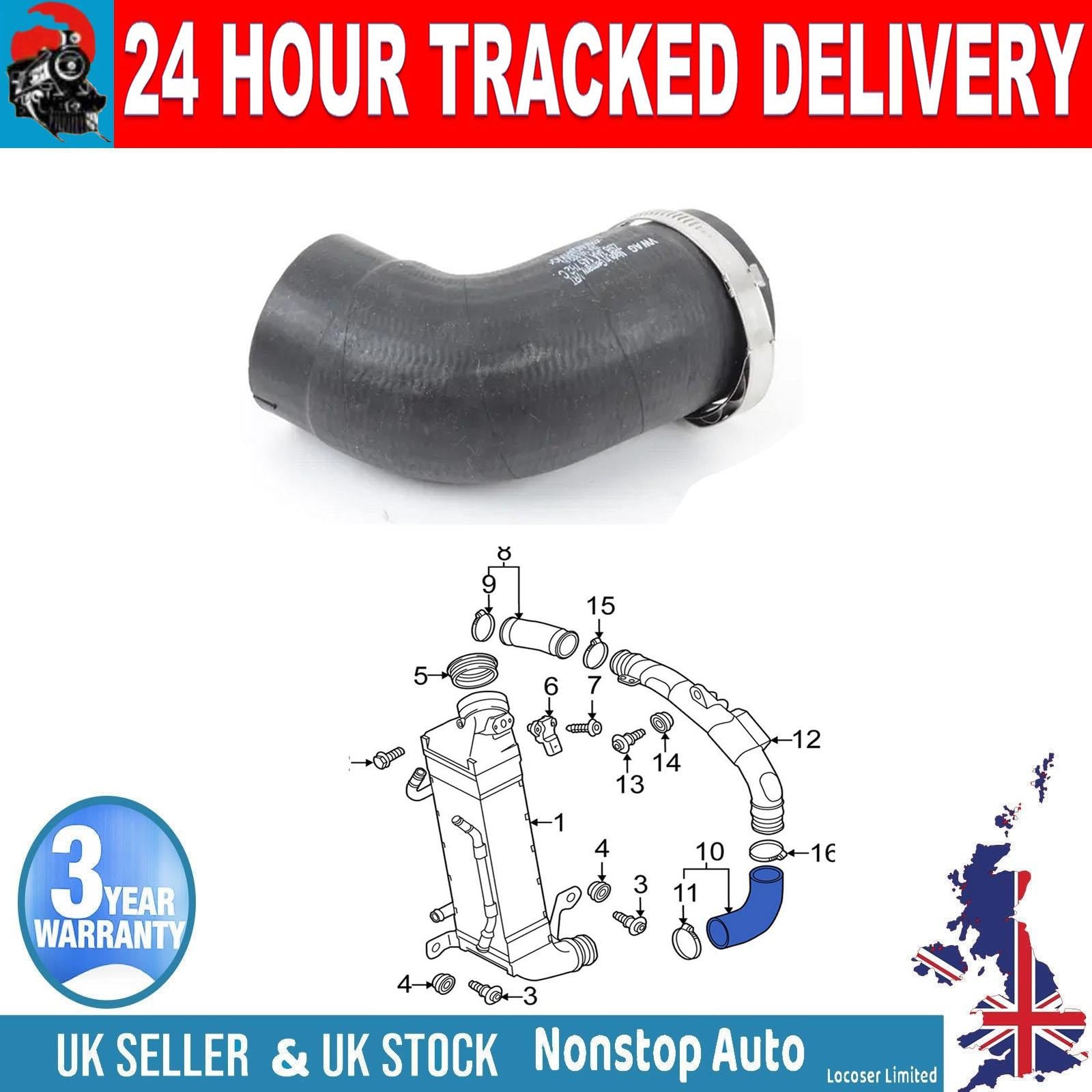 TURBO INTERCOOLER  HOSE PIPE FOR VW Passat 2.0 D  3AA145832B
