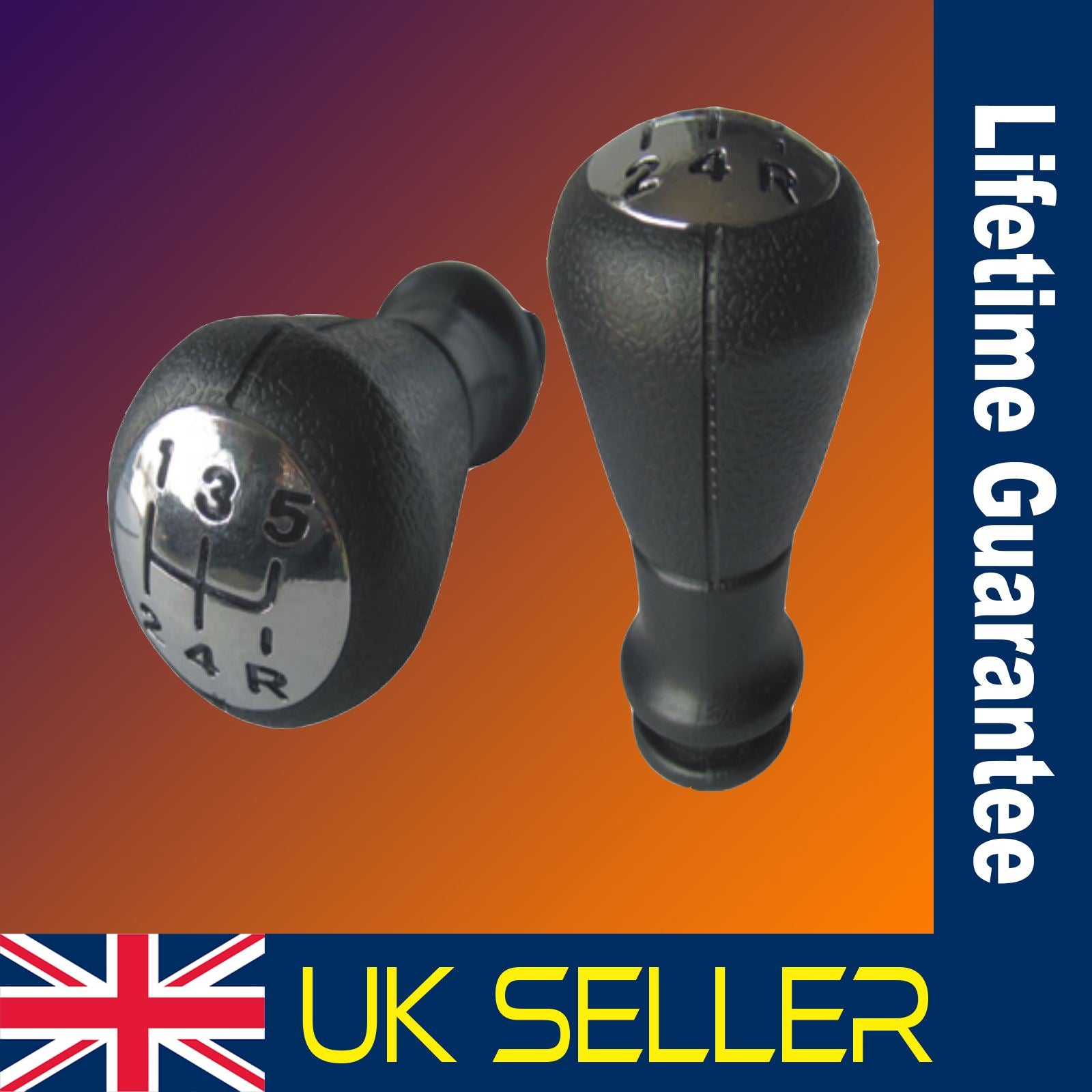 Gear Knob Stick Shift Badge / 5 SPEED / PEUGEOT - FIAT