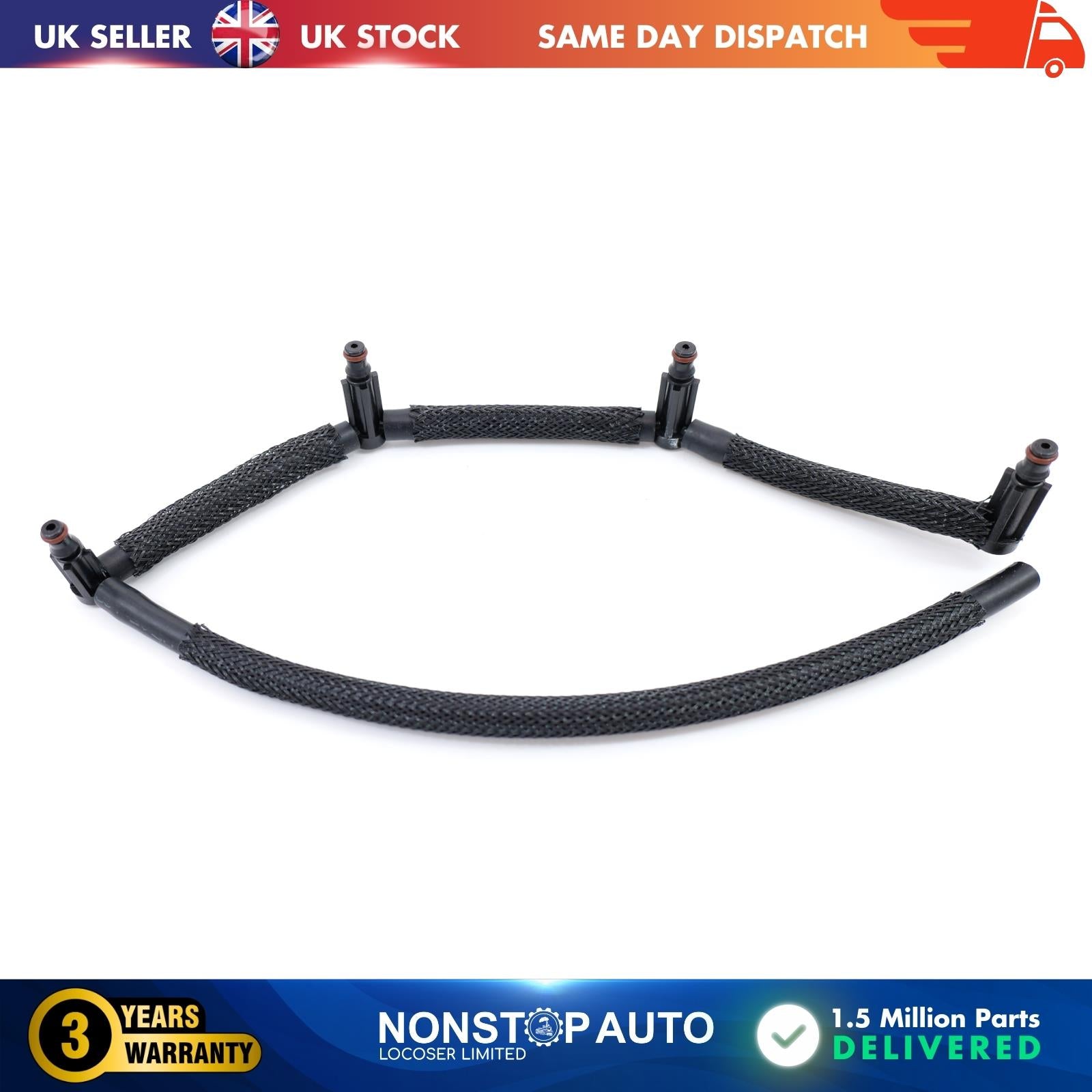 Fuel Injector Return Leak Off Pipe For CITROEN Berlingo C2 C3 C4 C5 Dispatch Xsara FORD C-Max Fiesta Focus Fusion MINI R55 R56 PEUGEOT 1007 206 207 3008 307 308 407 5008 Expert Partner VOLVO C30 S40 S80 V50 V70 1574.Q5 3M5Q9K022DC