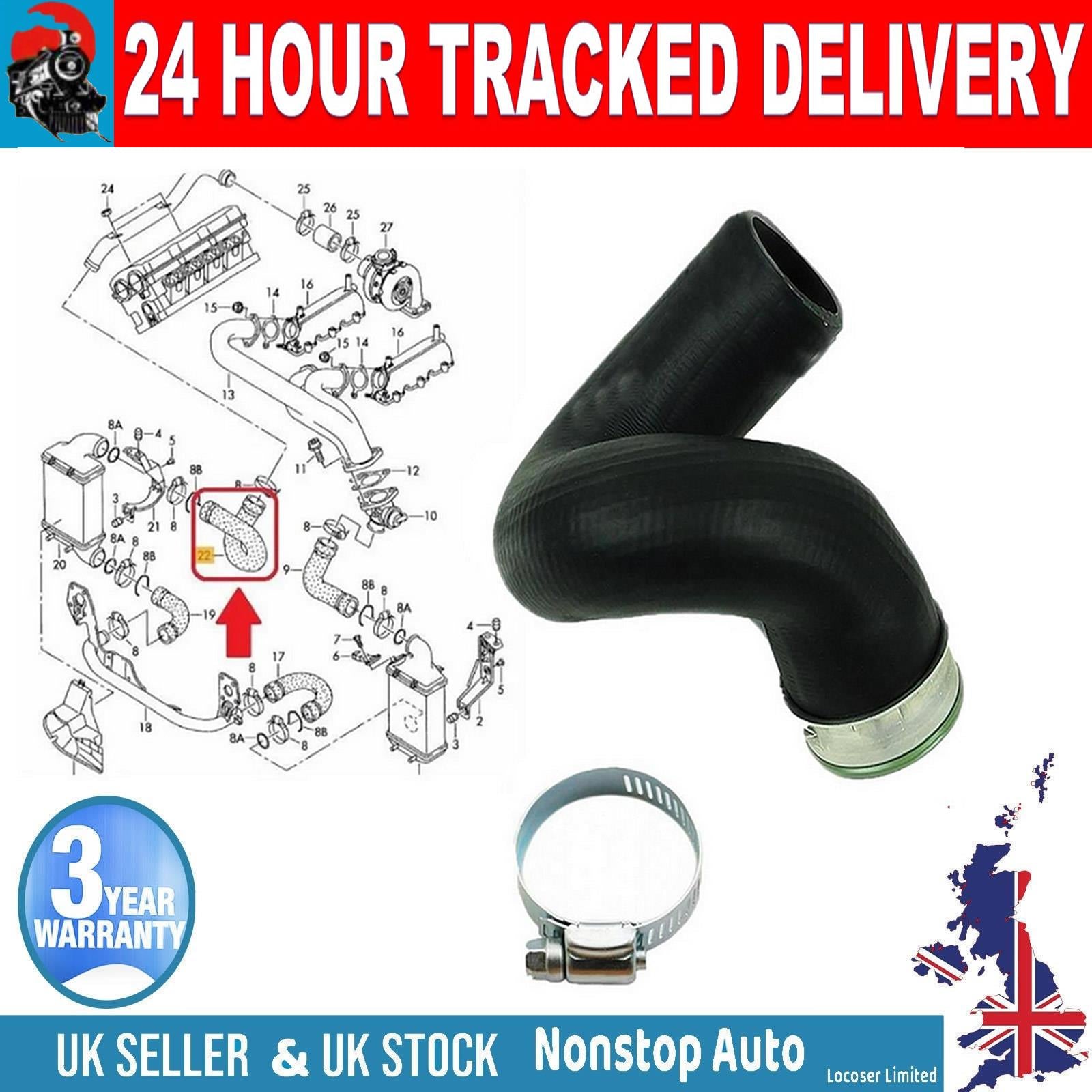 TURBO INTERCOOLER  HOSE PIPE FOR VW PASSAT B5 2.5 TDI SKODA SUPERB 1.8 T  3B0145828H