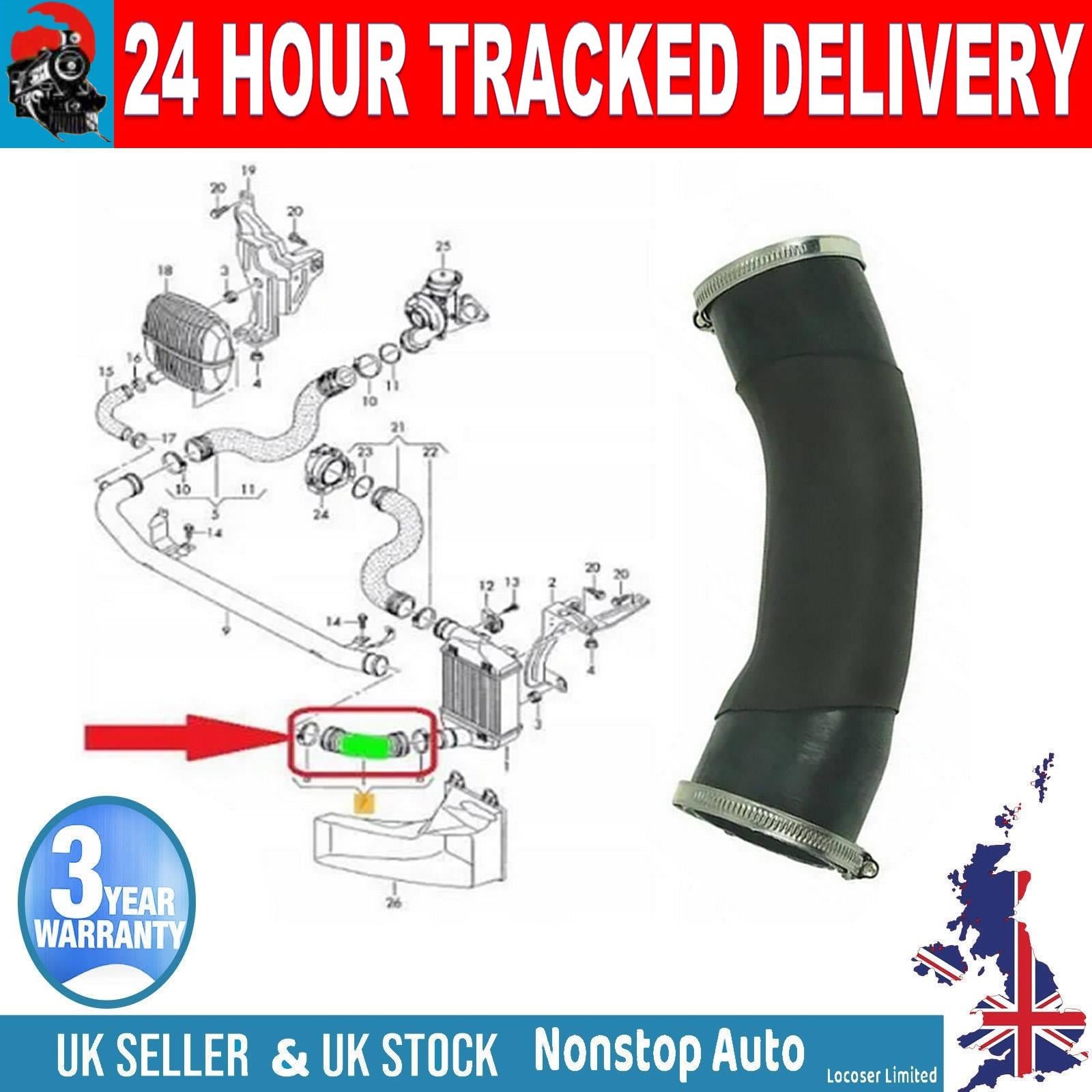 TURBO INTERCOOLER HOSE PIPE FOR FOR AUDI A4-A6 2.0 2.7 TDI  4F0145709G