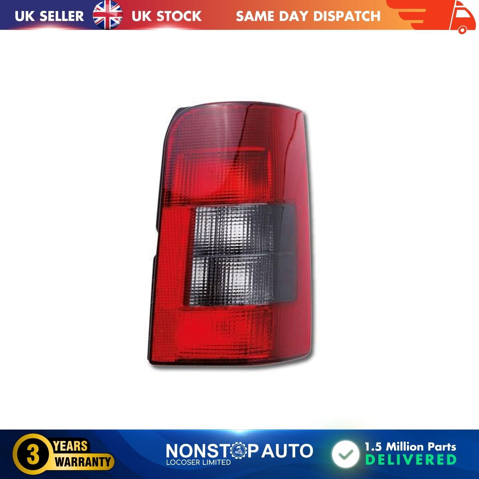 Tail Lamp Single Gate (Vertical) Without Bulb Holder Right Fits CITROEN Berlingo PEUGEOT Partner 6351J1