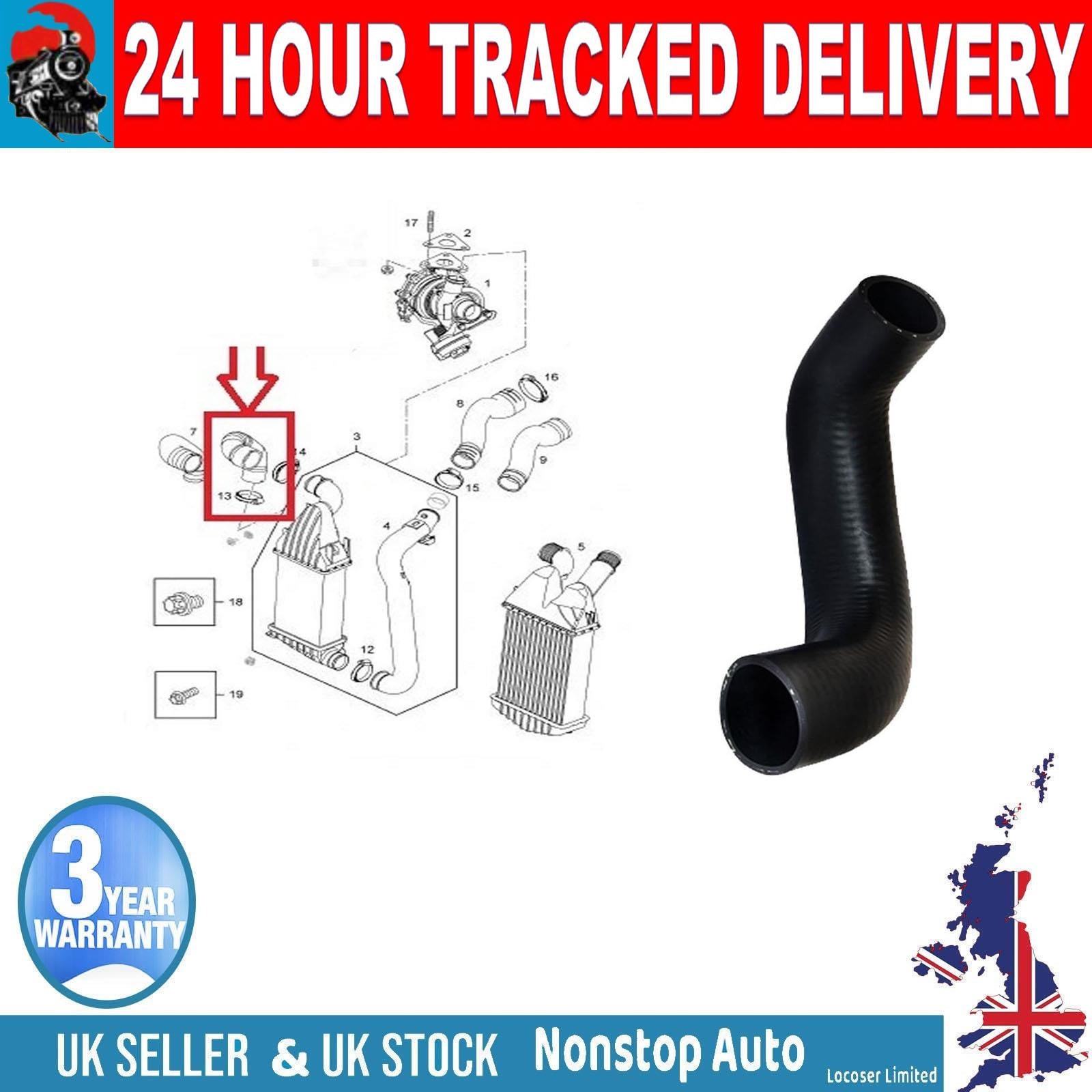 TURBO INTERCOOLER HOSE PIPE FOR VAUXHALL OPEL ASTRA H 1.7 CDTI   55351862