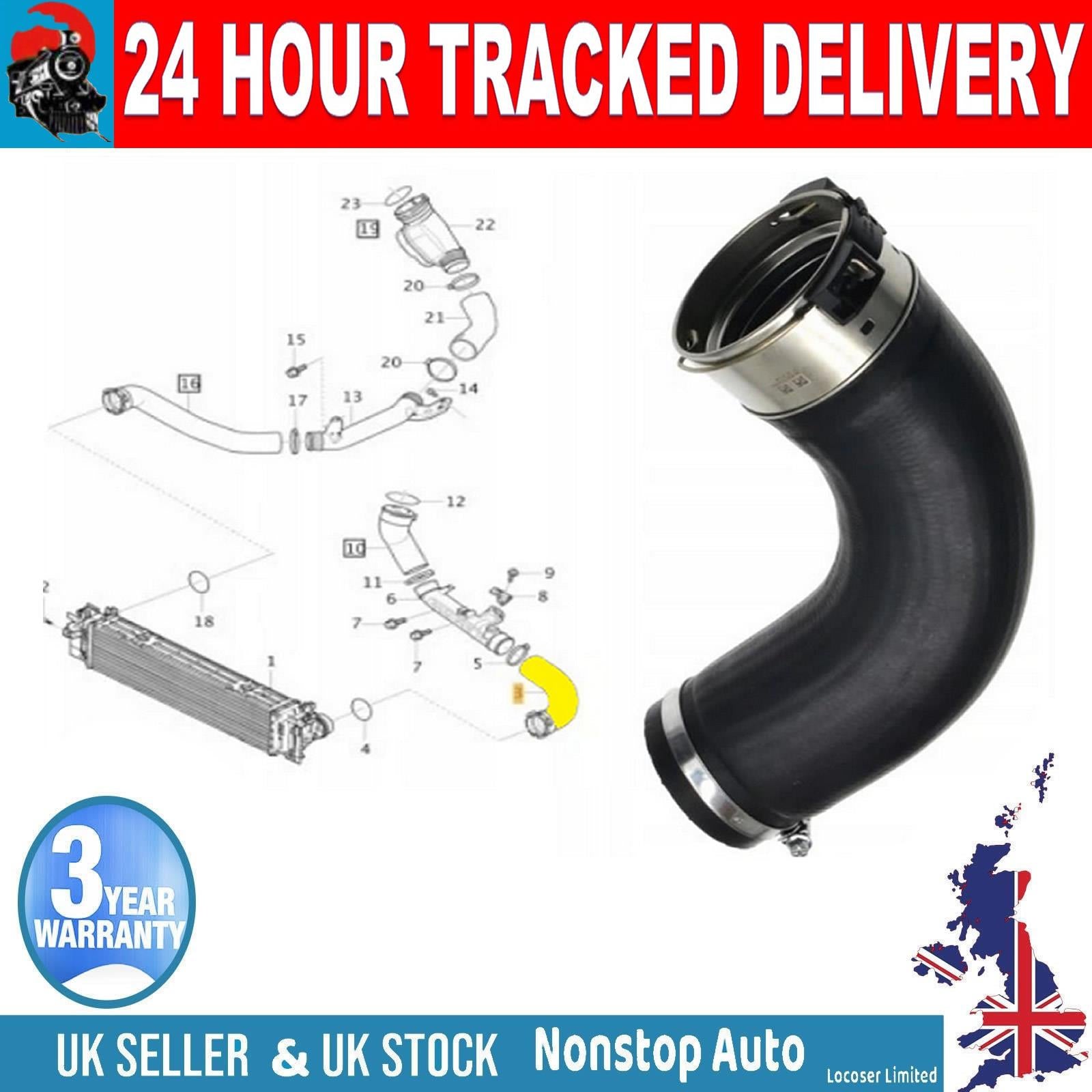 TURBO INTERCOOLER HOSE PIPE FOR VOLVO XC40  32224398 - 8888821397