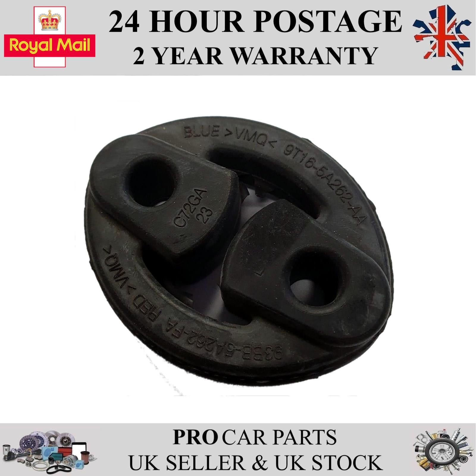 Exhaust Rubber Mount Insulator For FORD Mondeo Transit Fiesta Escort Courier 93BB5A262FA