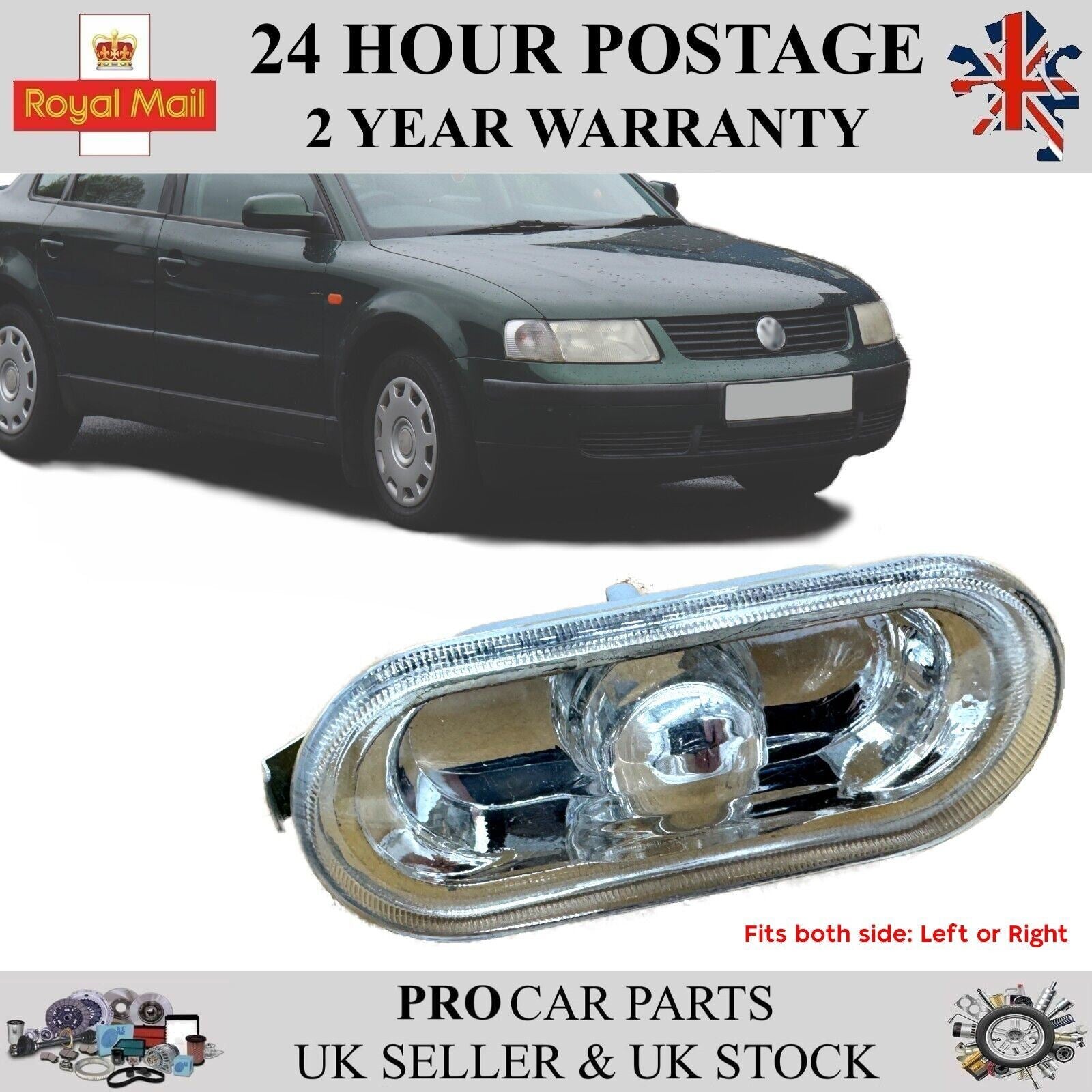 VW Golf MK4 Passat B5 Polo SEAT Leon Ibiza Side Indicator Repeater 1J0949117