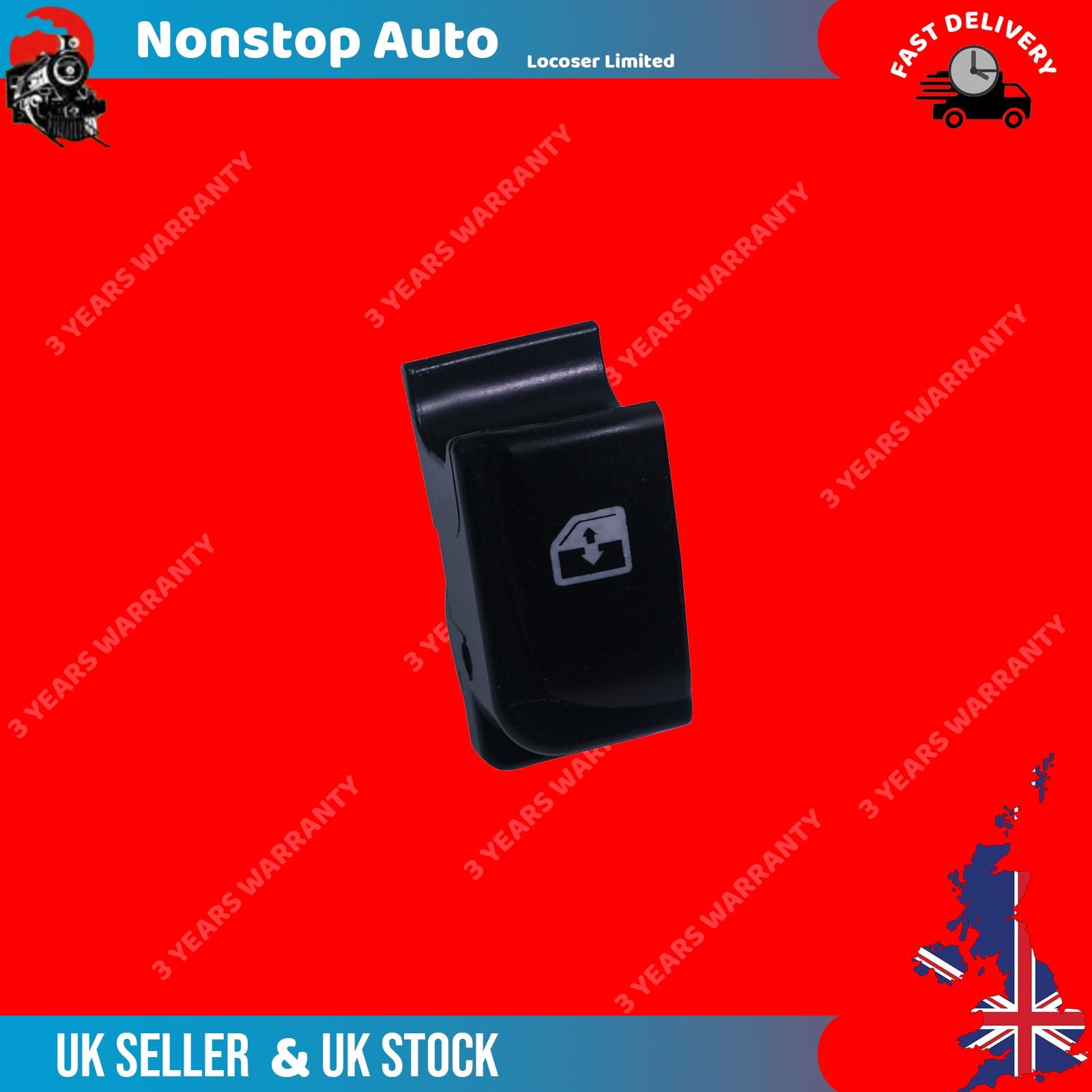Power Window Control Switch Button Cover Right Side Fits Hyundai i20 i30