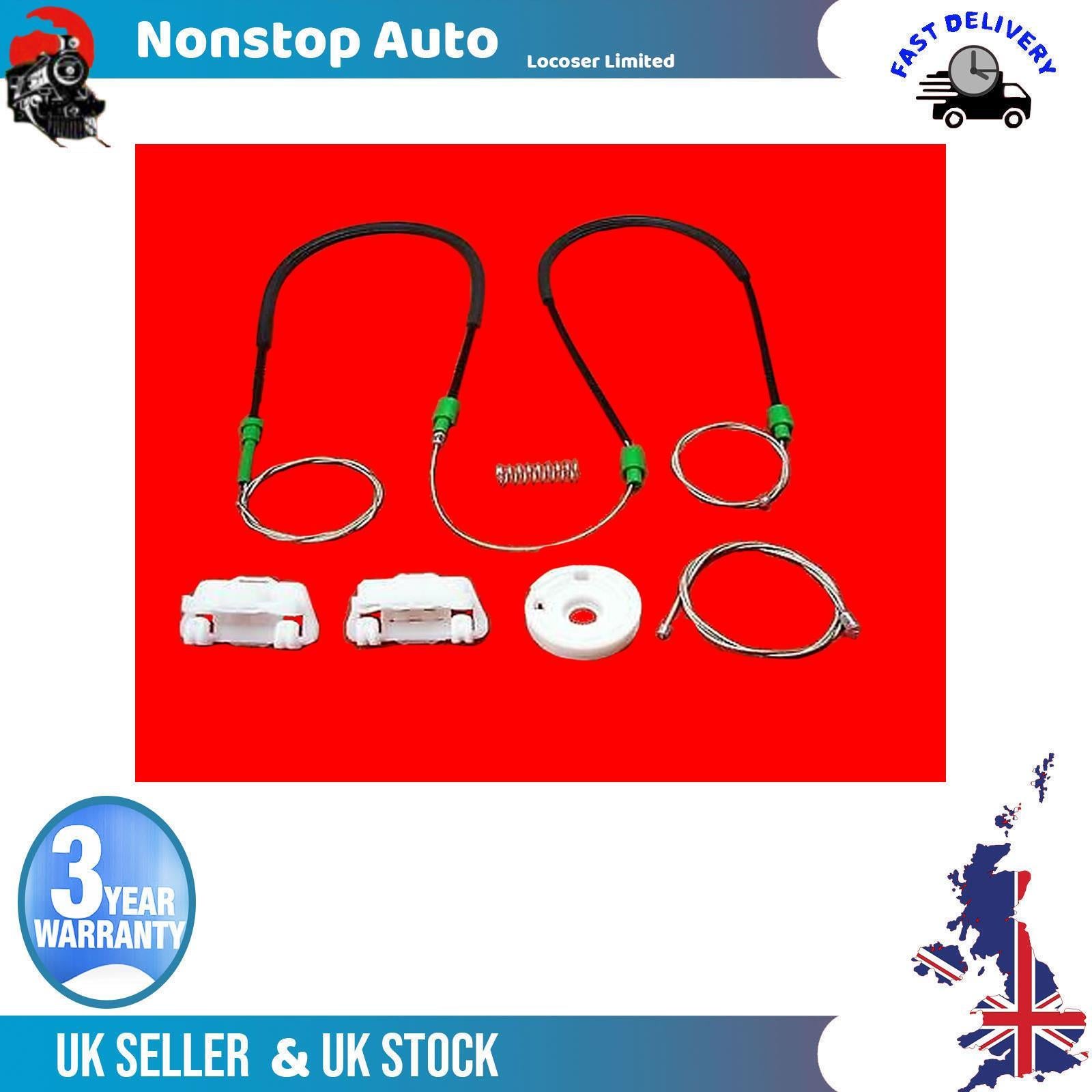 window regulator Repair Kit / Front Right Fits Jaguar X Type C2S-44895