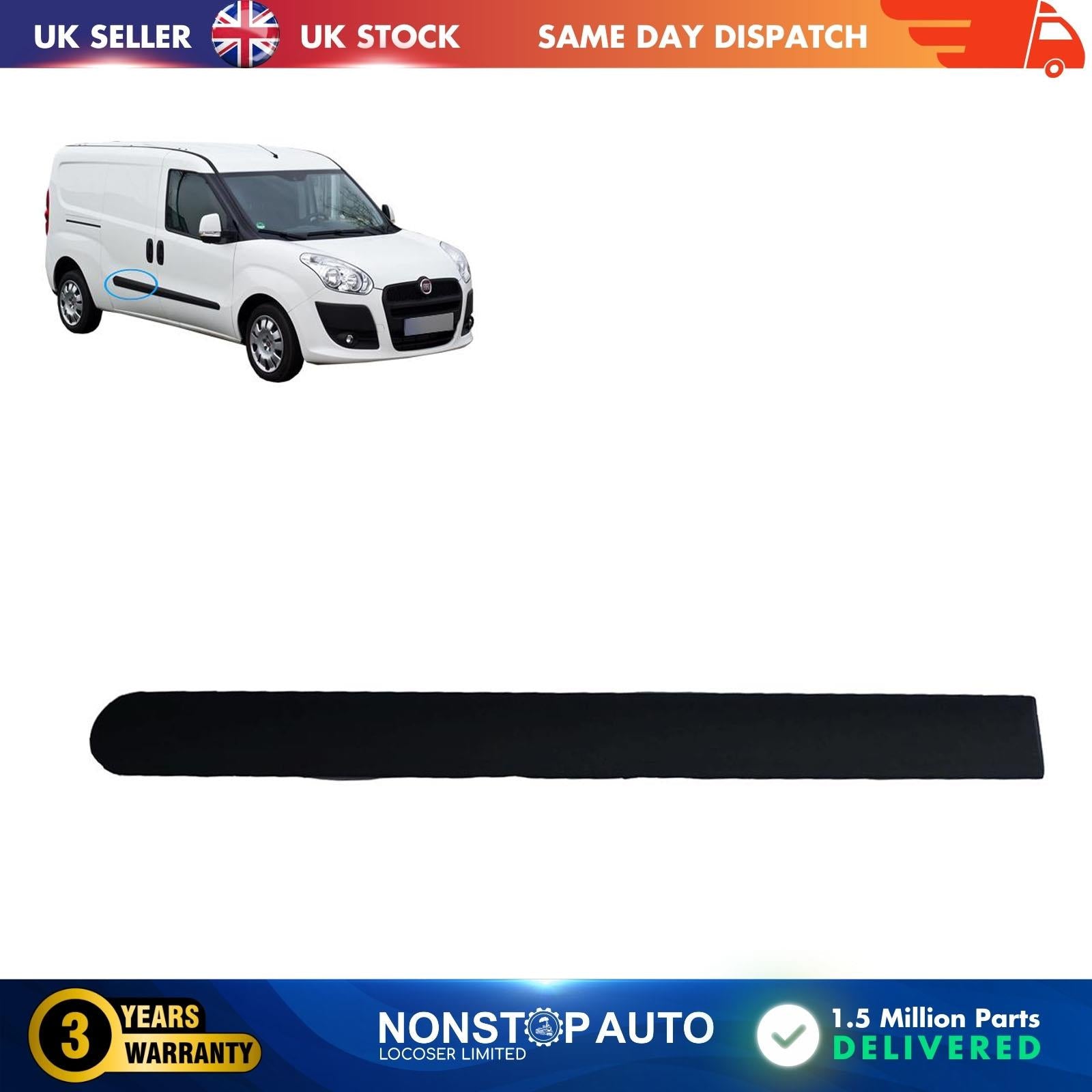 Door Panel Trim Moulding Strap / Rear Right For Ford Transit Connect