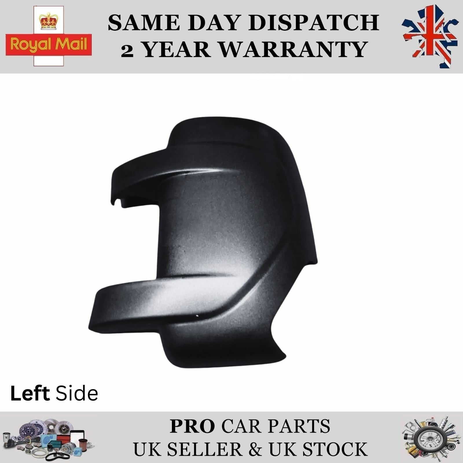 For Nissan Interstar NV400 Left Side Door Wing Mirror Cover Cap 963021976R