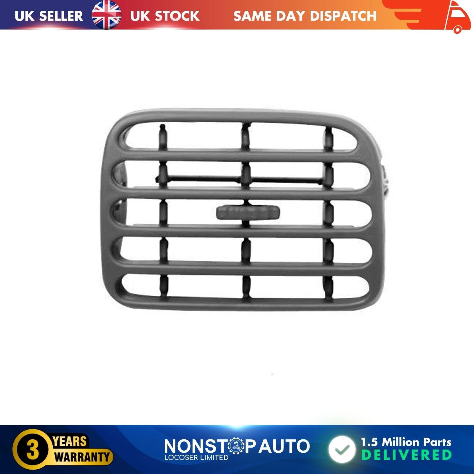Air center grill grey - air ventilation grill / left side FOR RENAULT Clio MK2