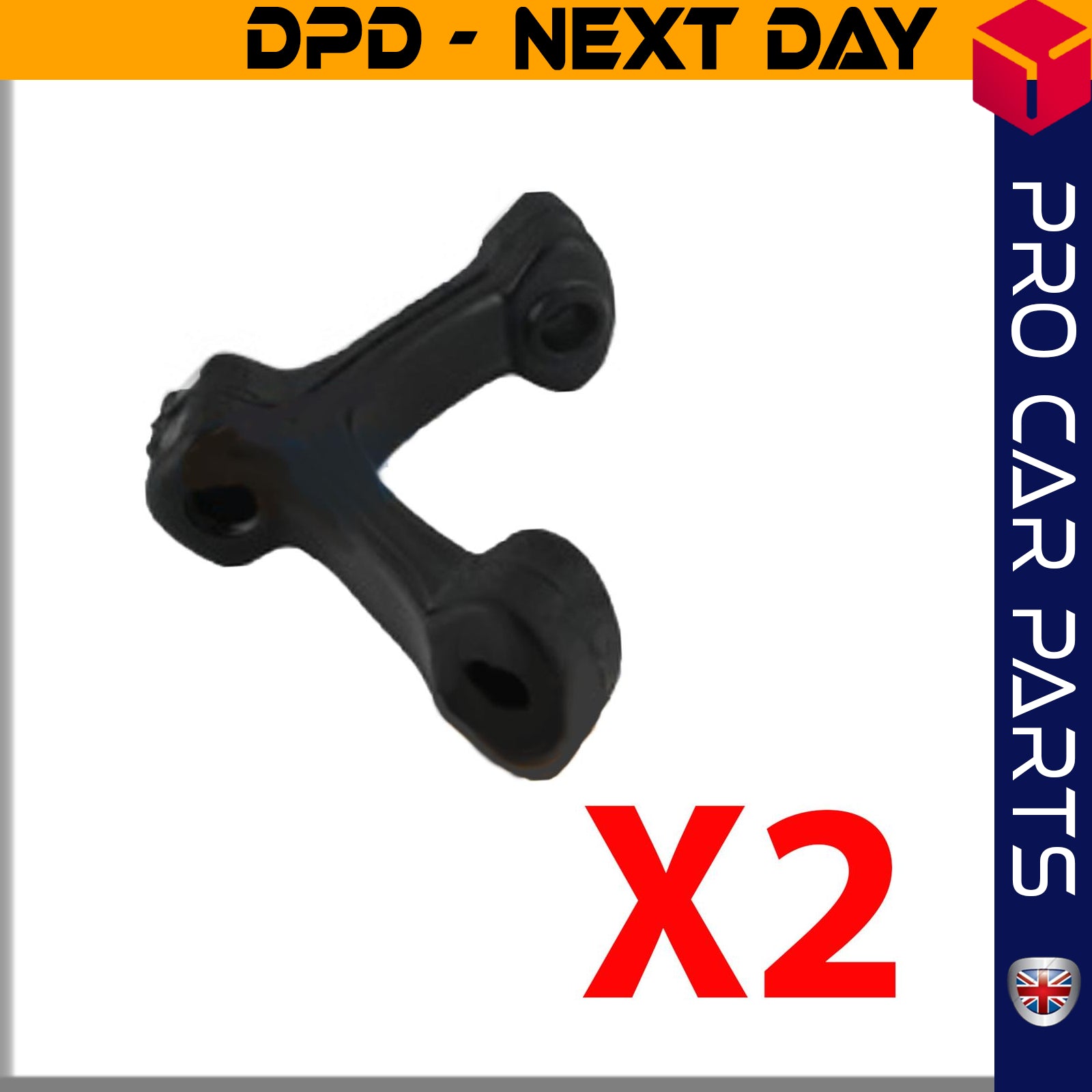 2 X EXHAUST PIPE SUPPORT PAD FITS VW Passat Transporter  991114