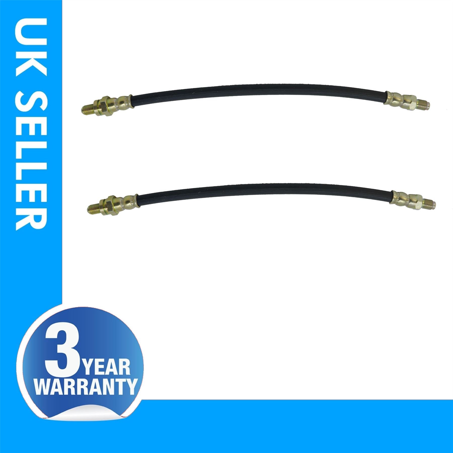 2X Rear Brake Hose Pipe 9 For FORD Fiesta Mk4 Puma Mazda Demio  121 6FB2282AC