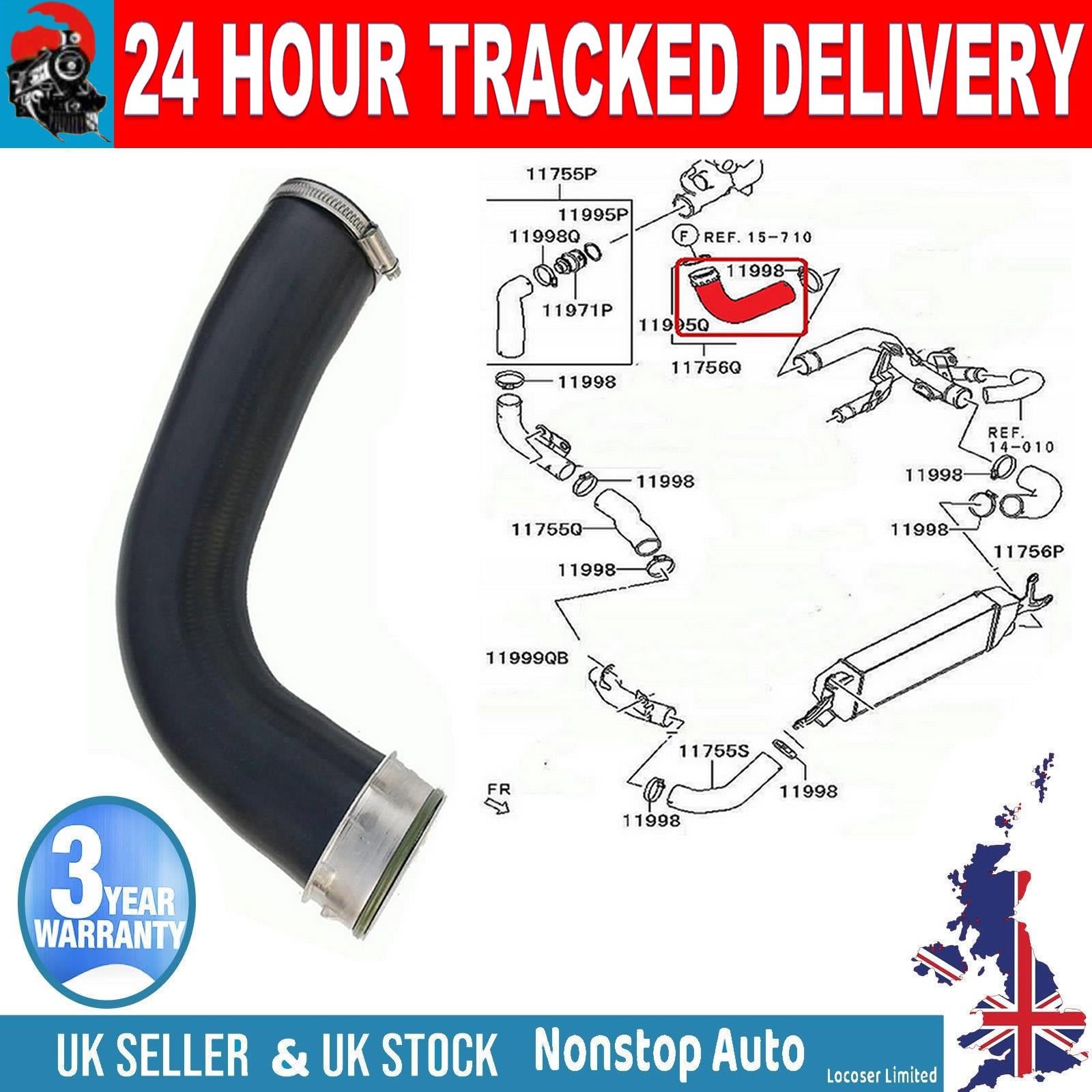 TURBO INTERCOOLER HOSE PIPE FOR MITSUBISHI OUTLANDER  2.0 DID 1505A082