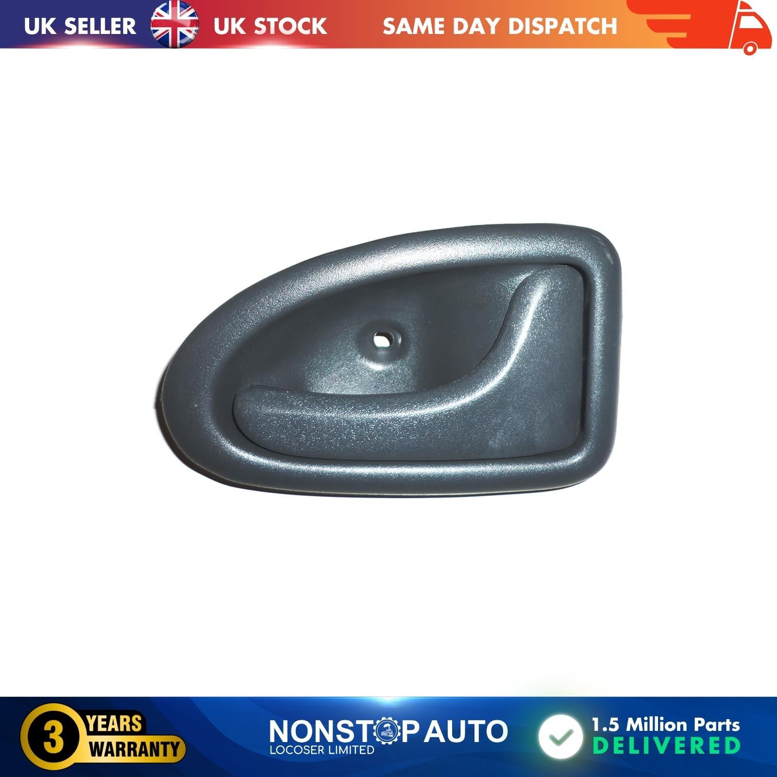 Door Handle Interior Grey Right Fits RENAULT Megane I Scenic I