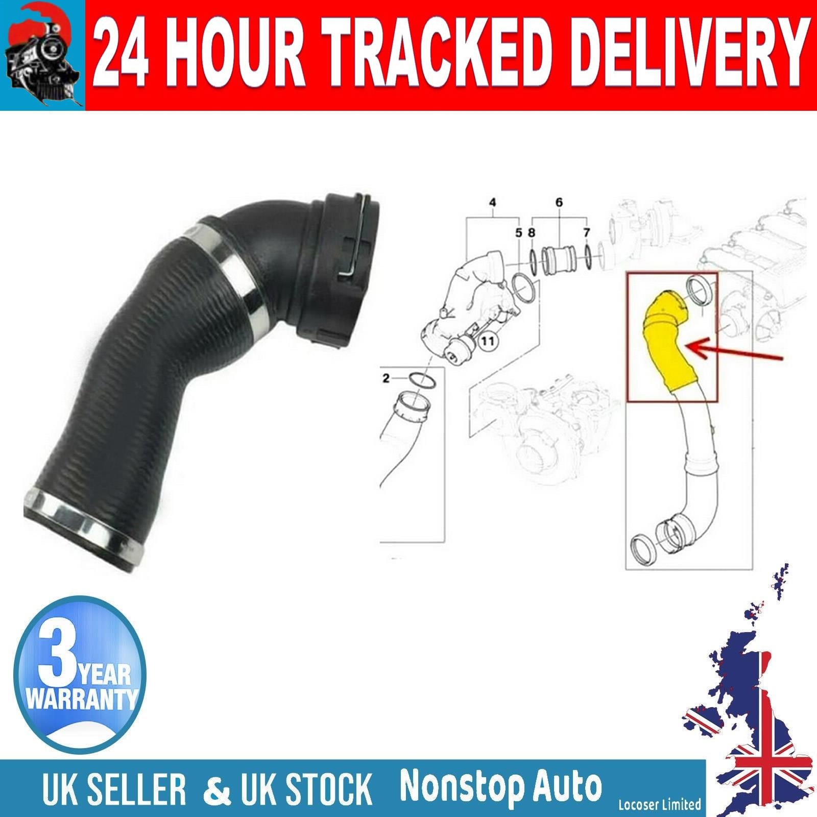 TURBO INTERCOOLER TURBO HOSE PIPE FOR  BMW E60 E61 5.20d 11617790090