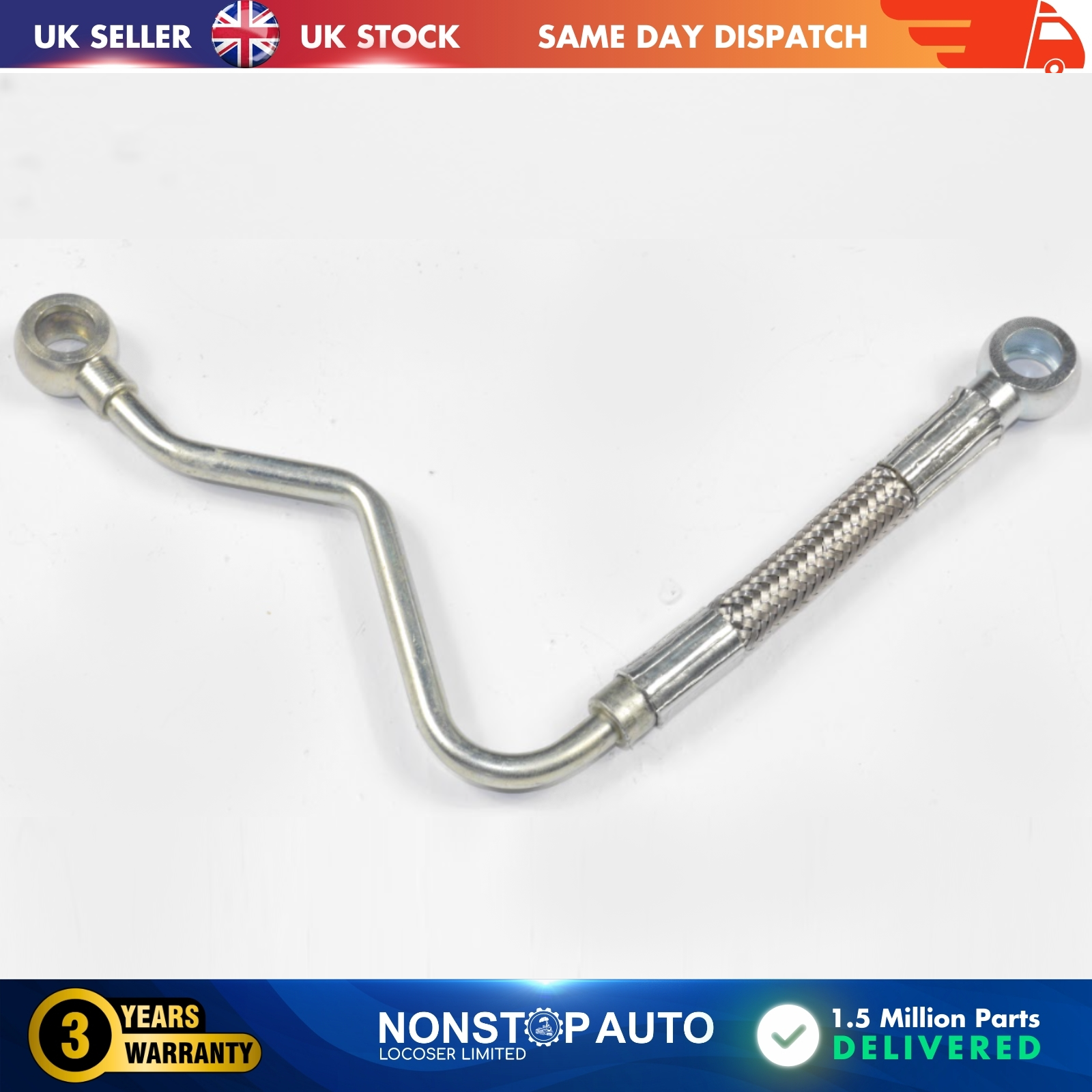 TURBINE OIL FLEXIBLE TUBE FOR FIAT 500X JEEP COMPAS DOBLO EGEA 1.6MJET 46336481