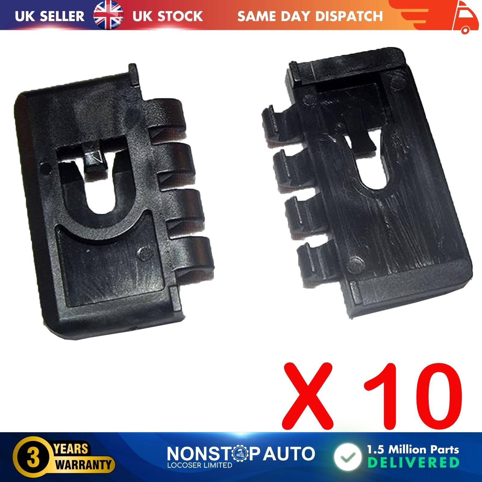 5 X FOR MERCEDES Bus Body Moulding Trim Edge Clamp Clips (Small)