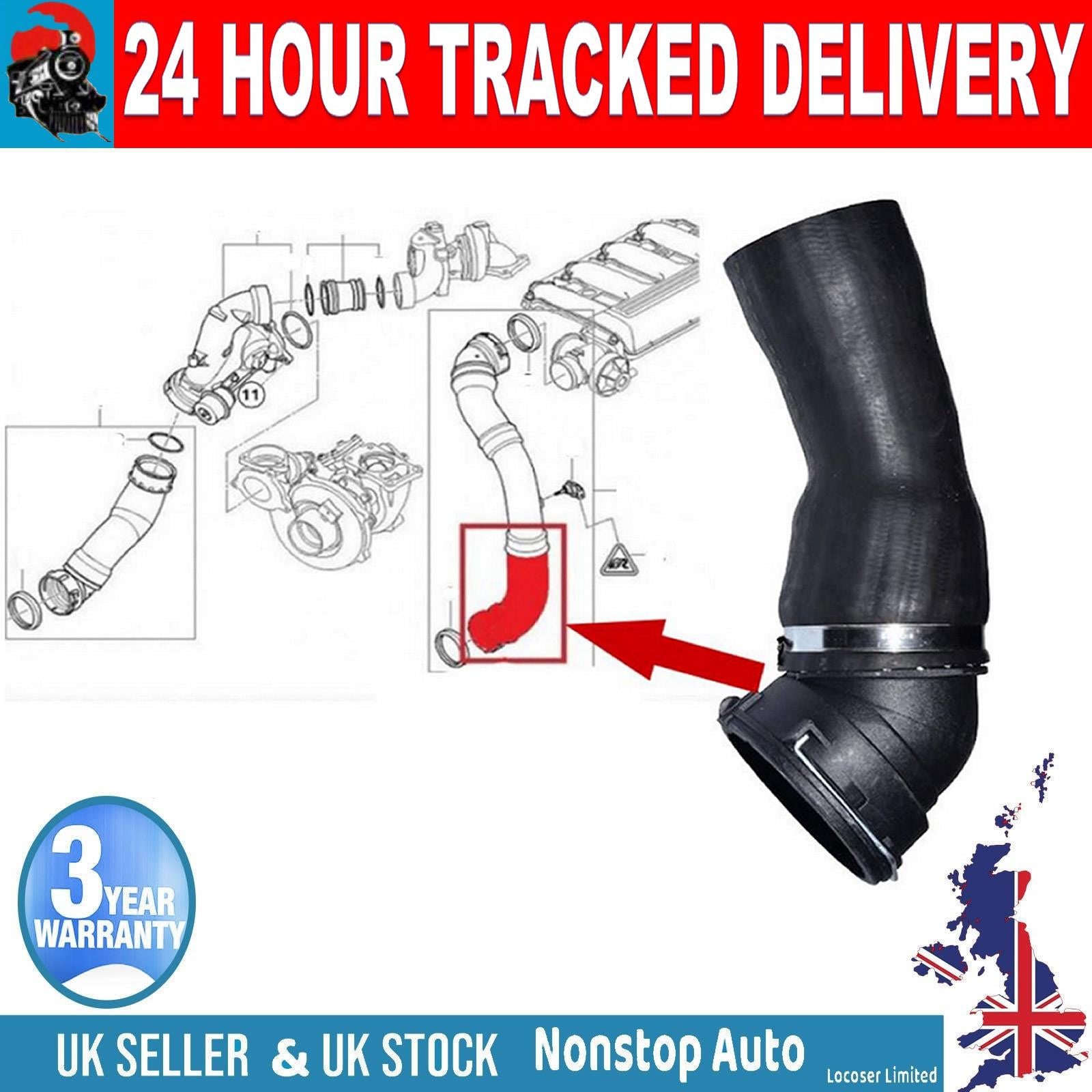 TURBO INTERCOOLER HOSE PIPE FOR BMW E60 E61 530D 11617799400