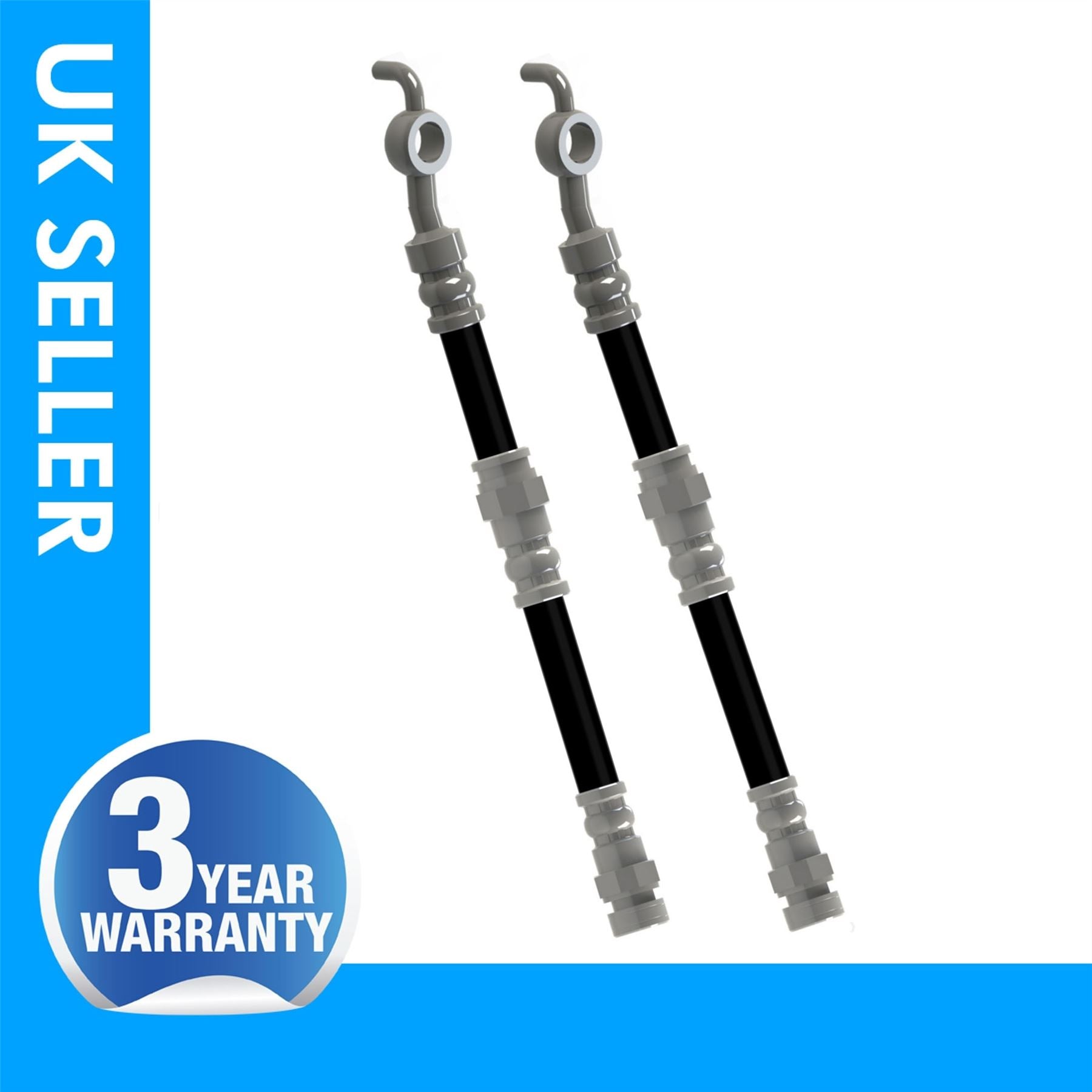 2X Front brake hose Pipe For KIA  Rio  0K30A43980E