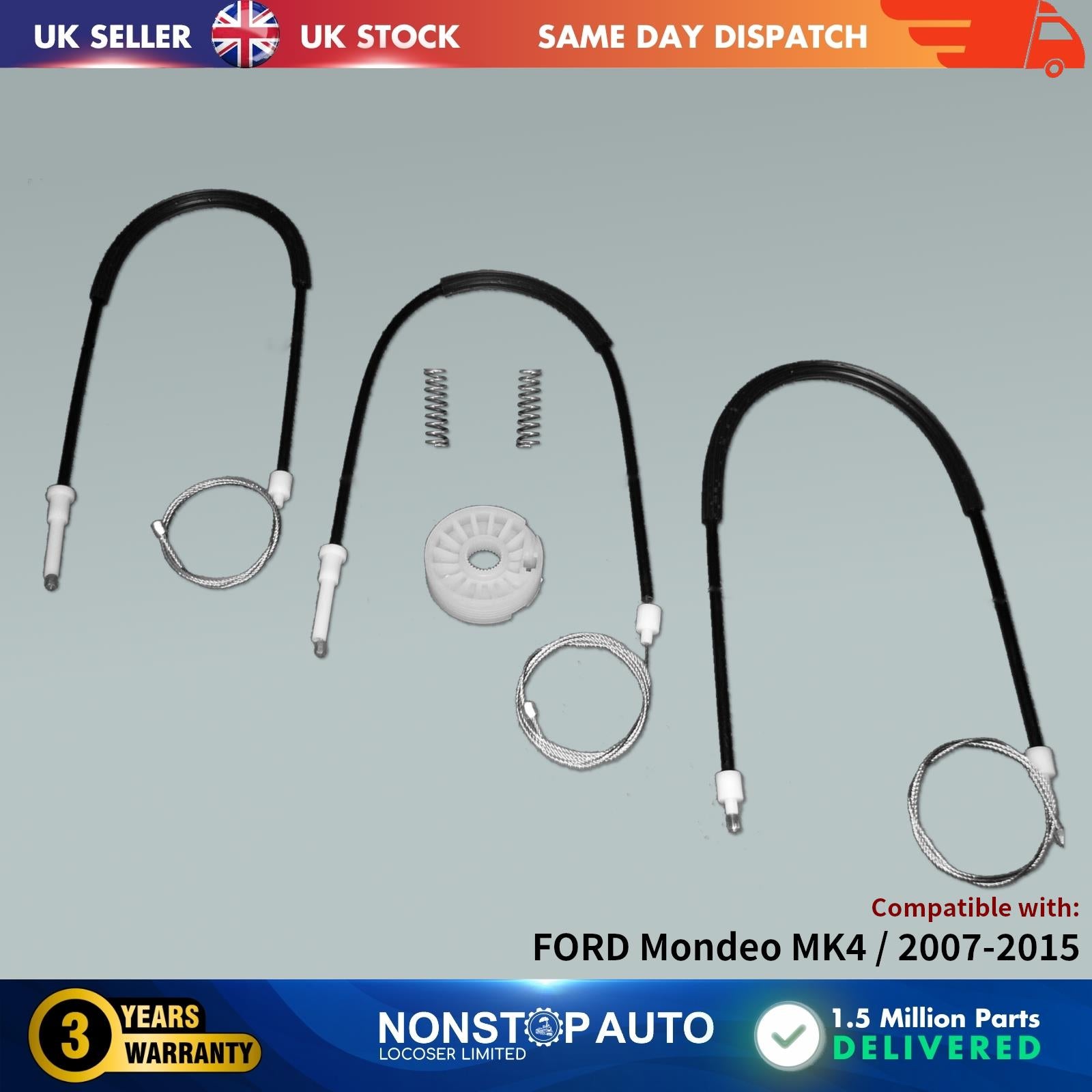 Window Winder Regulator Repair Kit / Front Left Fits FORD Mondeo MK4  1507824