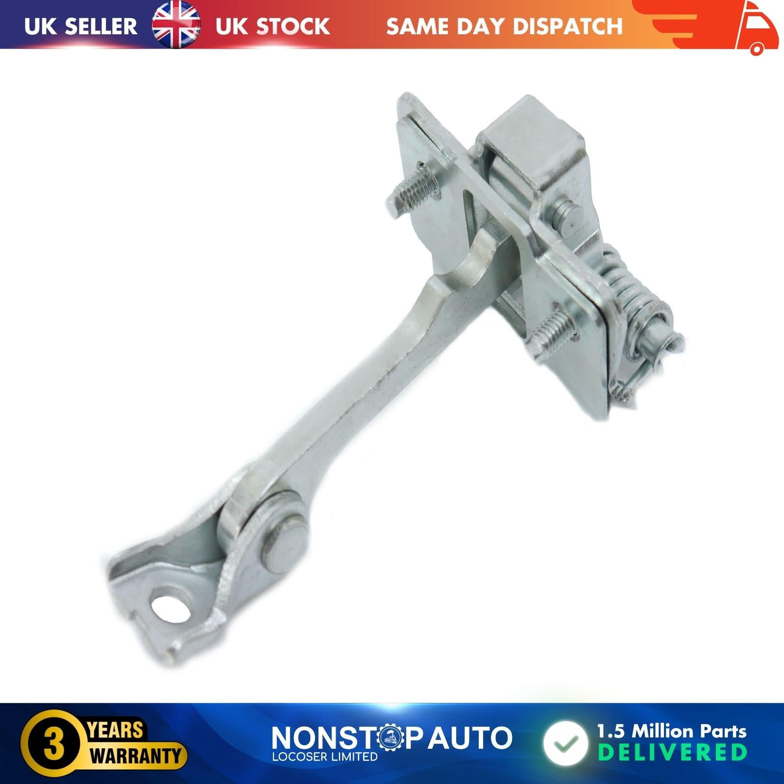 Front Door Hinge Stop Check Strap Limitery Right or Left Side Fits RENAULT Master Mk1  Mk2 VAUXHALL Movano  IVECO Daily III  8200597523