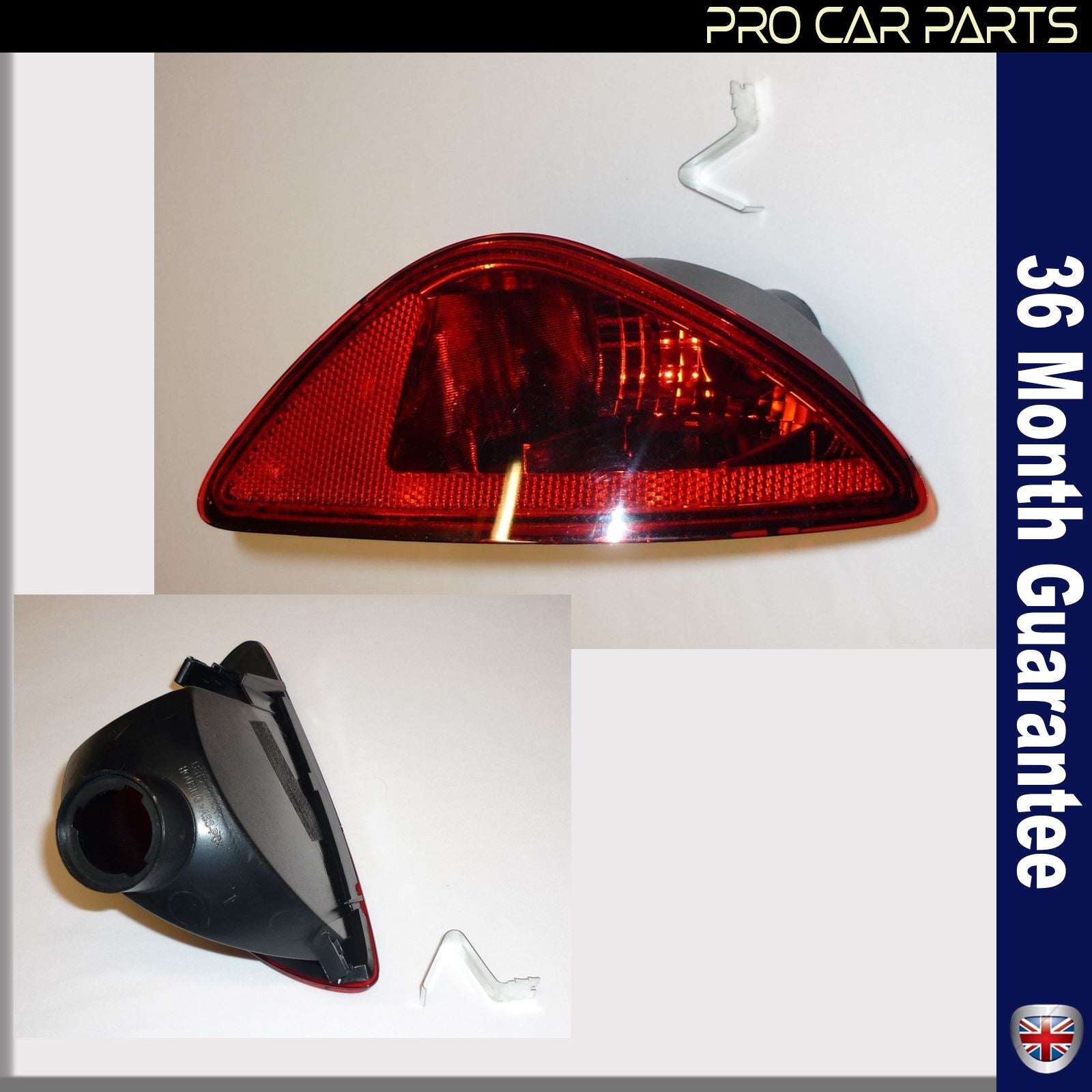 Rear Fog Light Lamp Reflector Right Side For RENAULT Clio III 8200776054