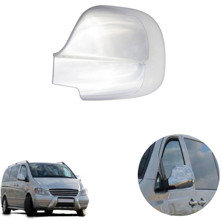 Wing Mirror Cover Cap Chrome / left&right For MERCEDES Vito W639 Viano