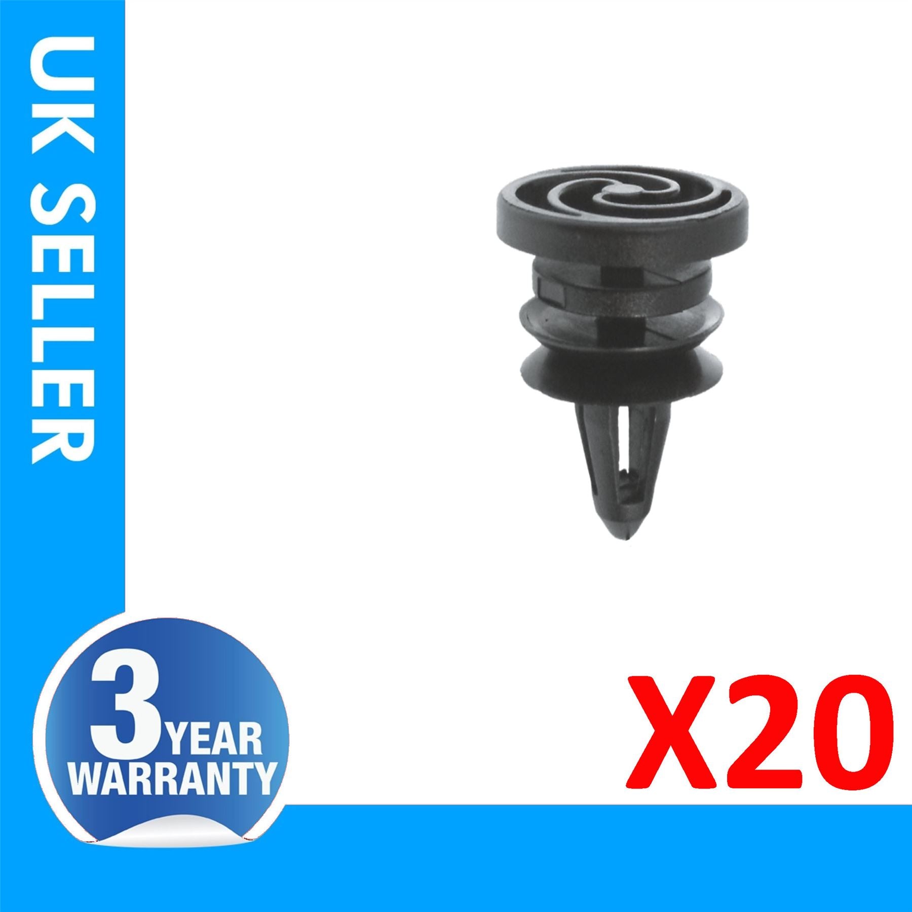 20X DOOR CARD TRIM PANEL MOULDING CLIPS FITS SEAT CORDOBA SKODA FABIA 6K0868243C