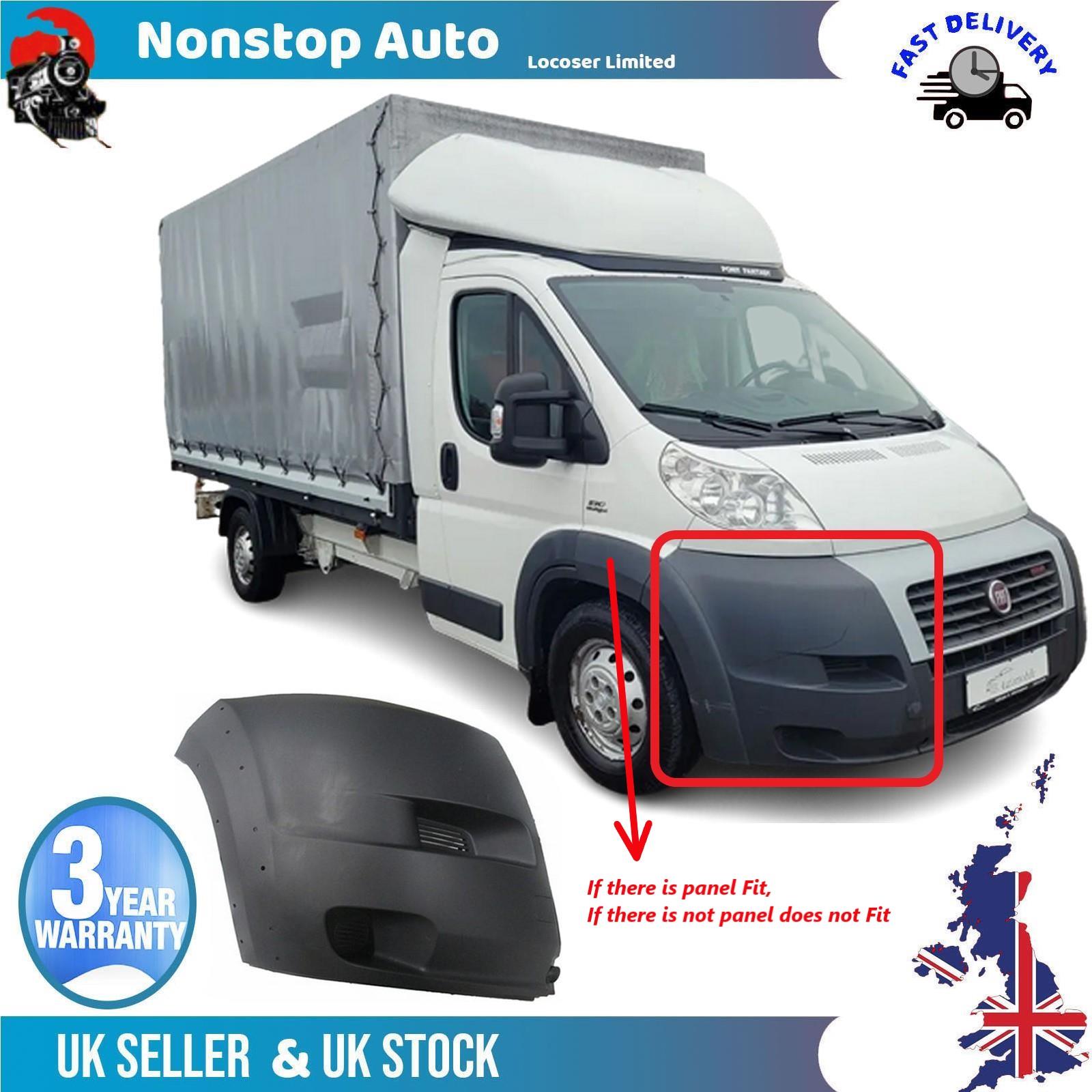 Front Bumper Corner Cap Right No Fog Hole For FIAT Ducato 2006-2014 7401FW
